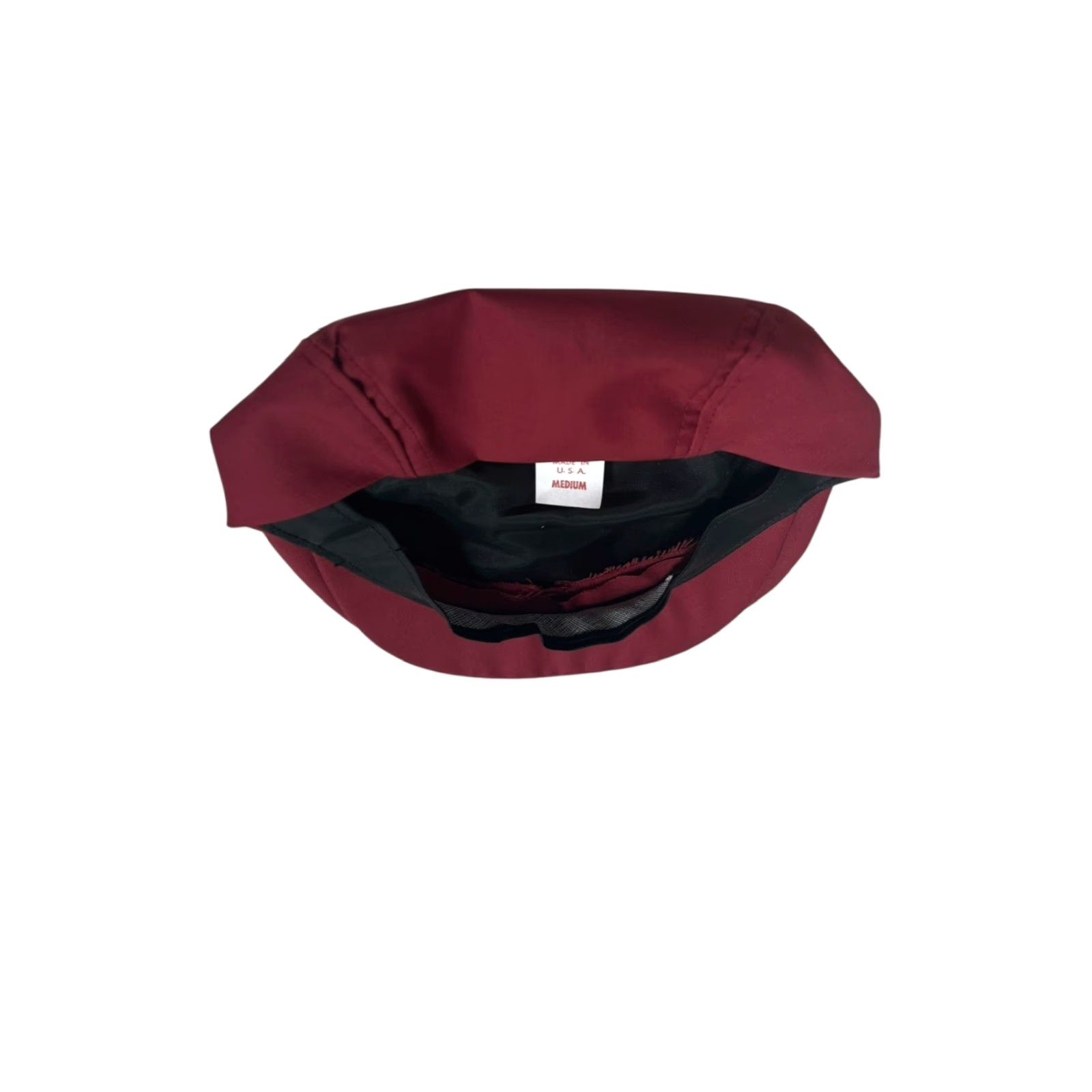 Vintage VINTAGE cabbie drivers flat cap hat Adult Medium red 90s deadstock NWOT made in USA Unbranded Mens Cap Size ONE SIZE - 3 Thumbnail