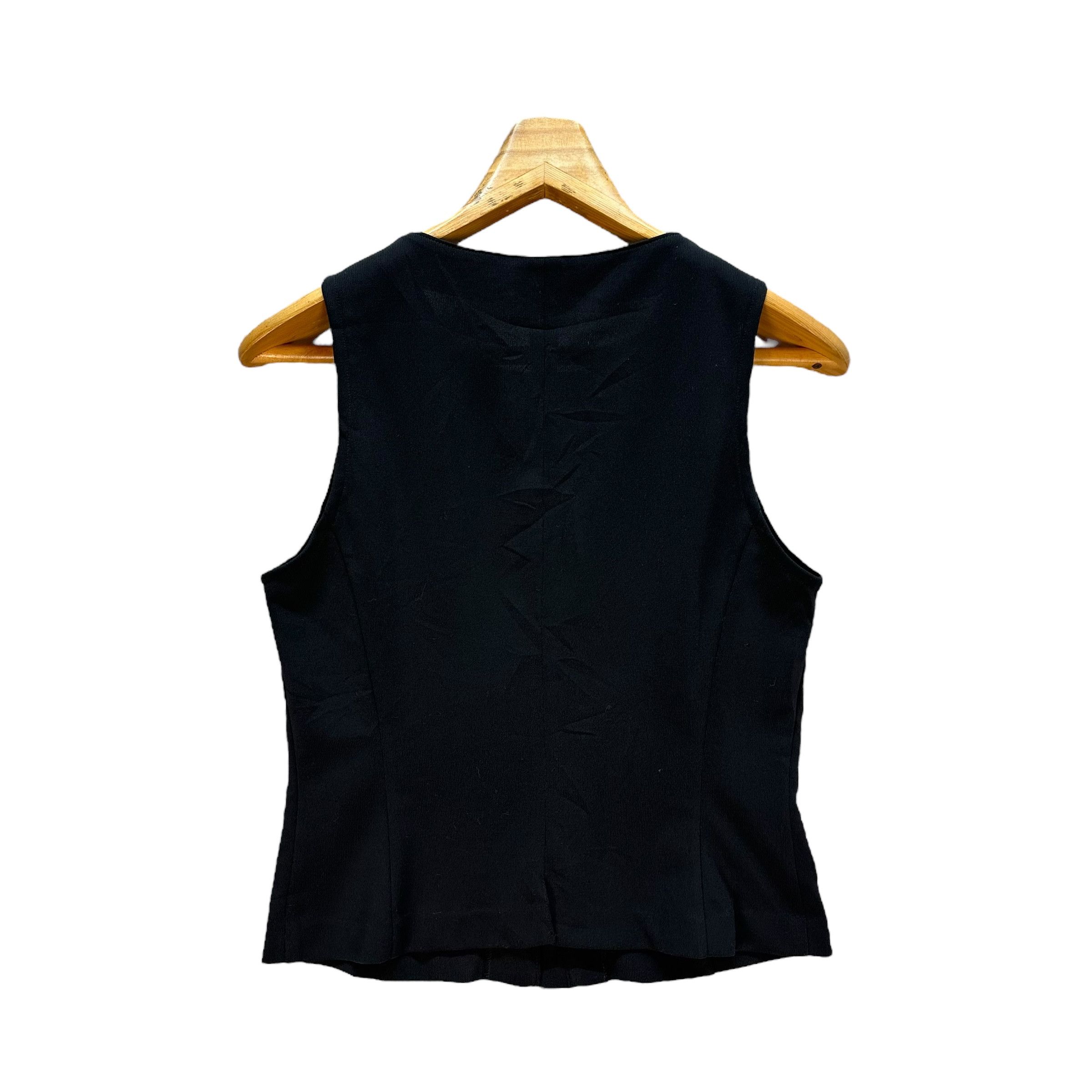 Norma Kamali OMO NORMA KAMALI Sleeveless Blouse #1493-A62 Size S / US 4 / IT 40 - 10 Thumbnail