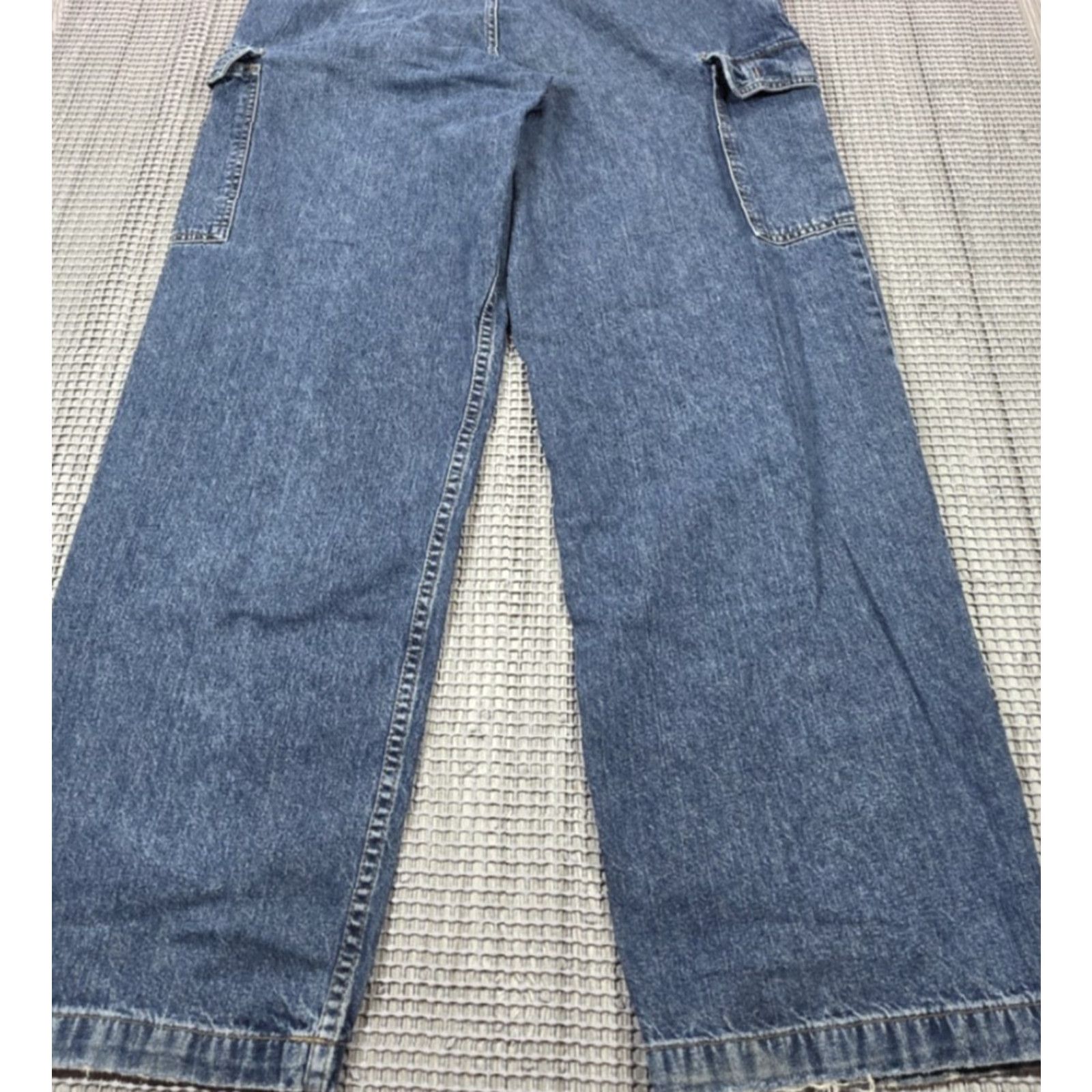 Tommy Hilfiger Vintage Tommy Hilfiger Jeans Cargo Baggy Wide Leg Y2K 2000s Grunge Logo 36x32 Size US 36 / EU 52 - 2 Thumbnail