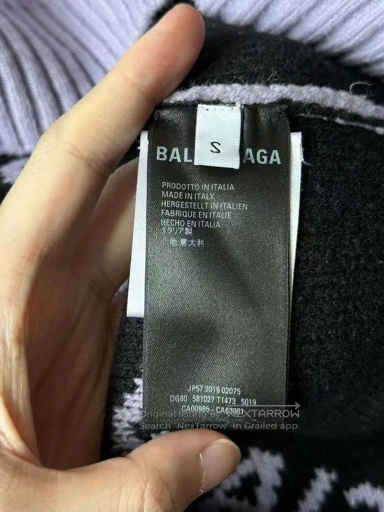 Balenciaga Balenciaga Lavender purple bulletin sweater Size US S / EU 44-46 / 1 - 4 Thumbnail