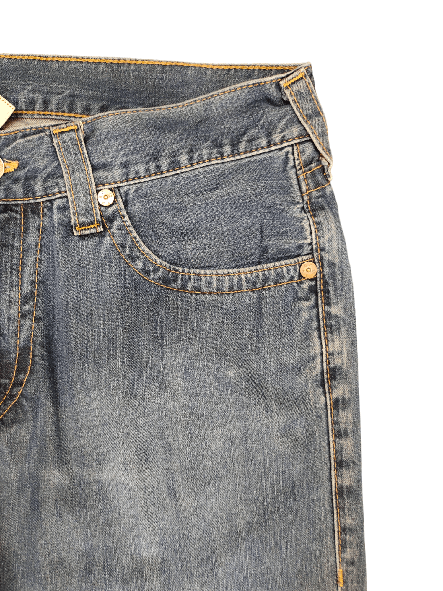 True Religion Baggy Jeans True Religion 'BOBB' Wide Leg Denim Y2k Jnco Size US 36 / EU 52 - 9 Thumbnail