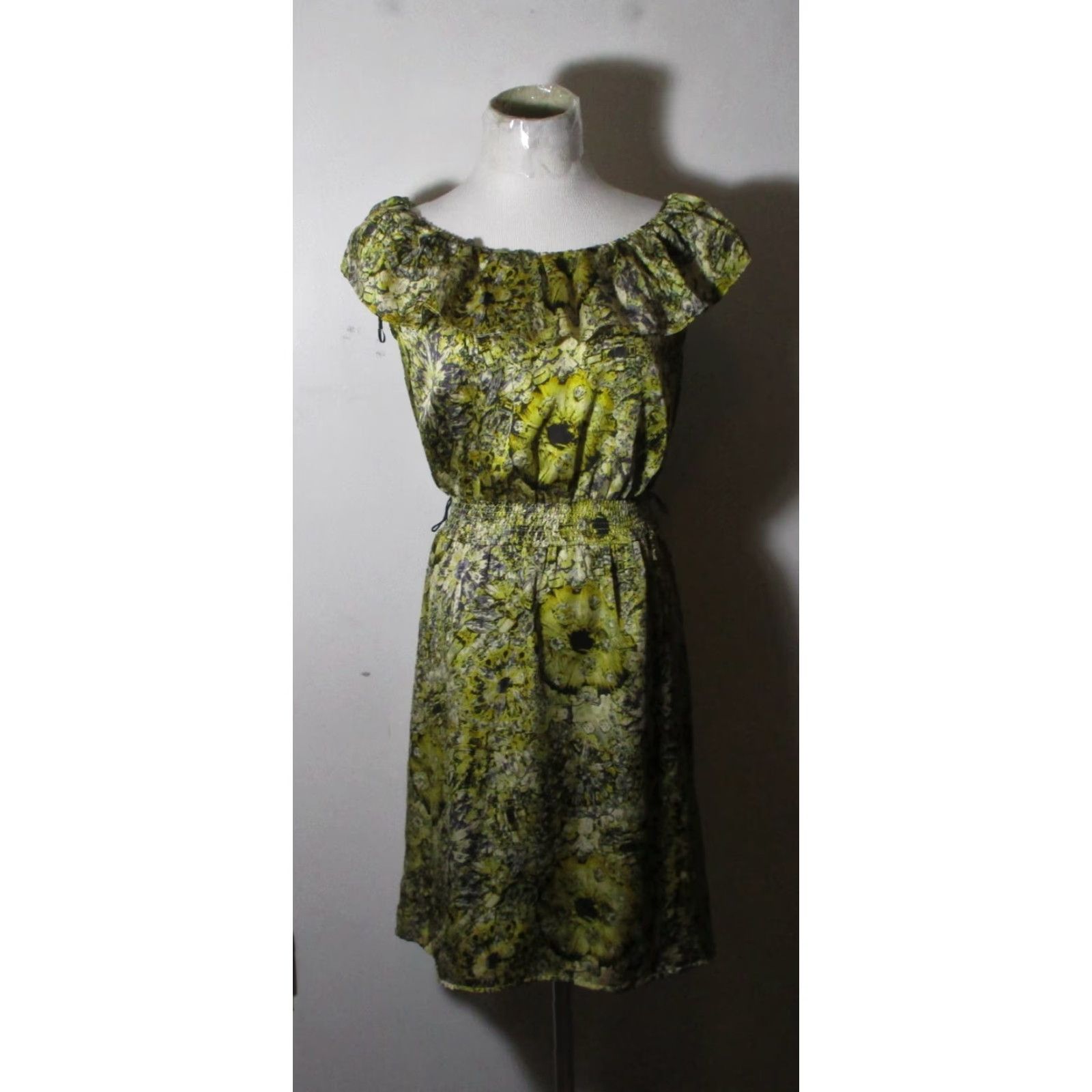 Vintage ALLEN B. Green Sleeveless Dress Size 2 Size XS / US 0-2 / IT 36-38 - 2 Thumbnail