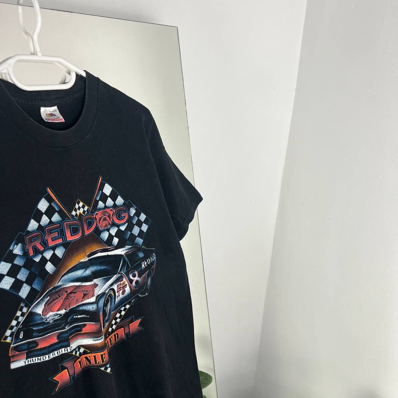 Vintage Vintage Racing Tee Red Dog Baddest In The Pit T-shirt Size US XL / EU 56 / 4 - 3 Thumbnail