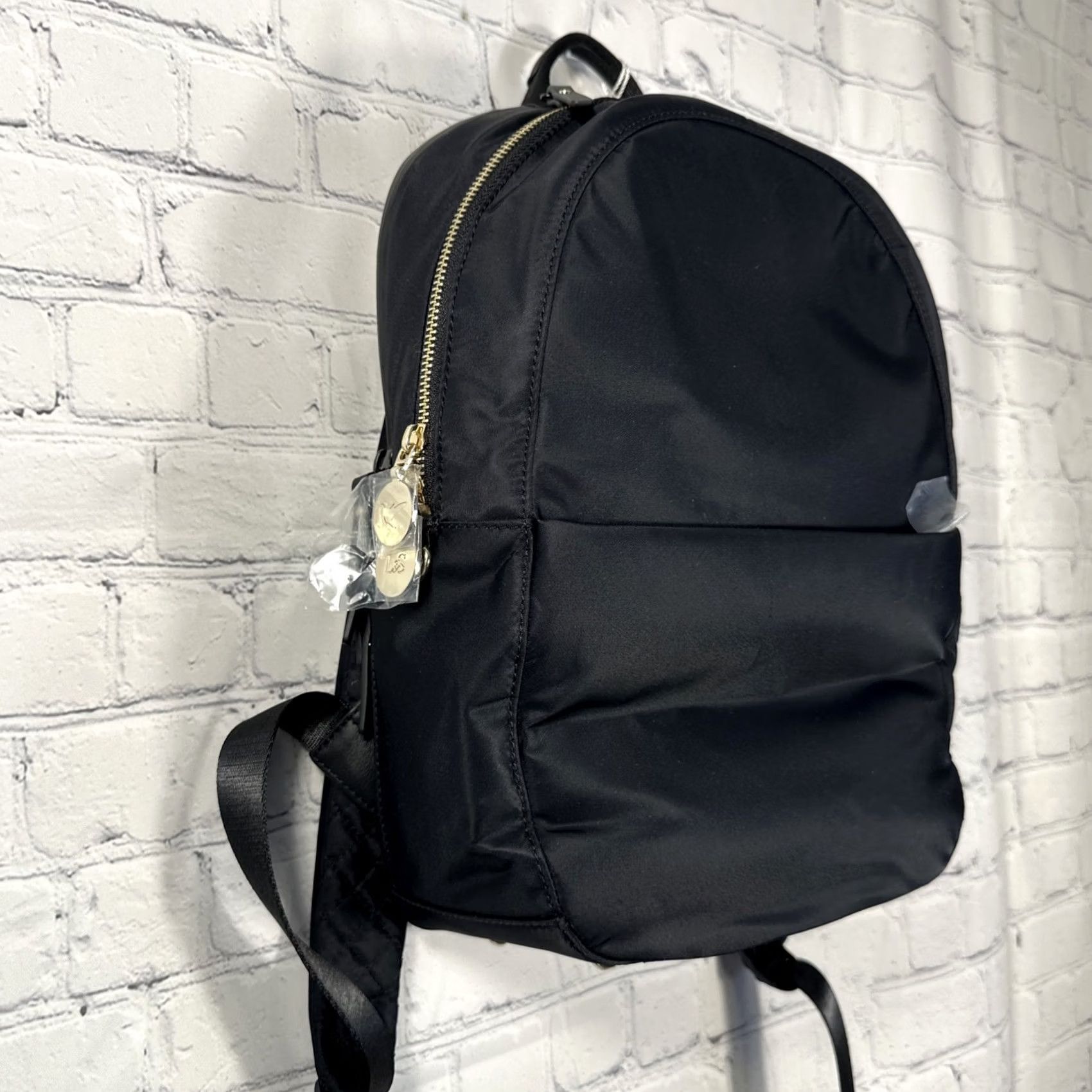 Lo‎ & Sons The Beacon Travel Backpack Black Purple Interior Bookbag Business Women main image 4