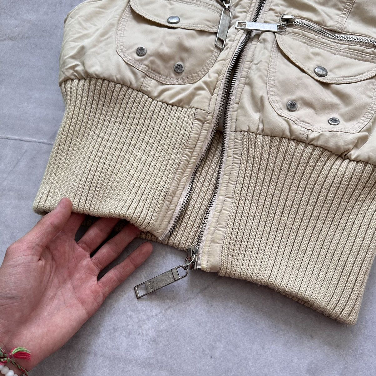 If Six Was Nine × Japanese Brand × Le Grande Bleu (L.G.B.) Vest LGB If Six Was Nine Style Faux Fur Zip Vintage Jacket Size S / US 4 / IT 40 - 14 Thumbnail