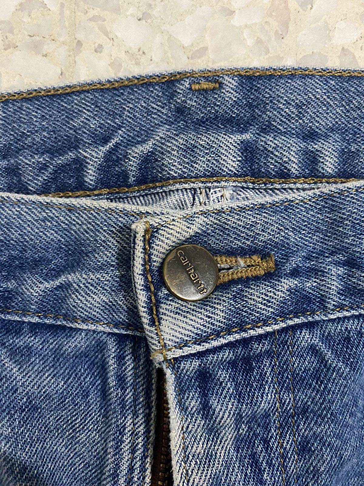 Carhartt × Vintage Vintage Carhartt Work In Progress Jeans Denim Size US 36 / EU 52 - 7 Thumbnail