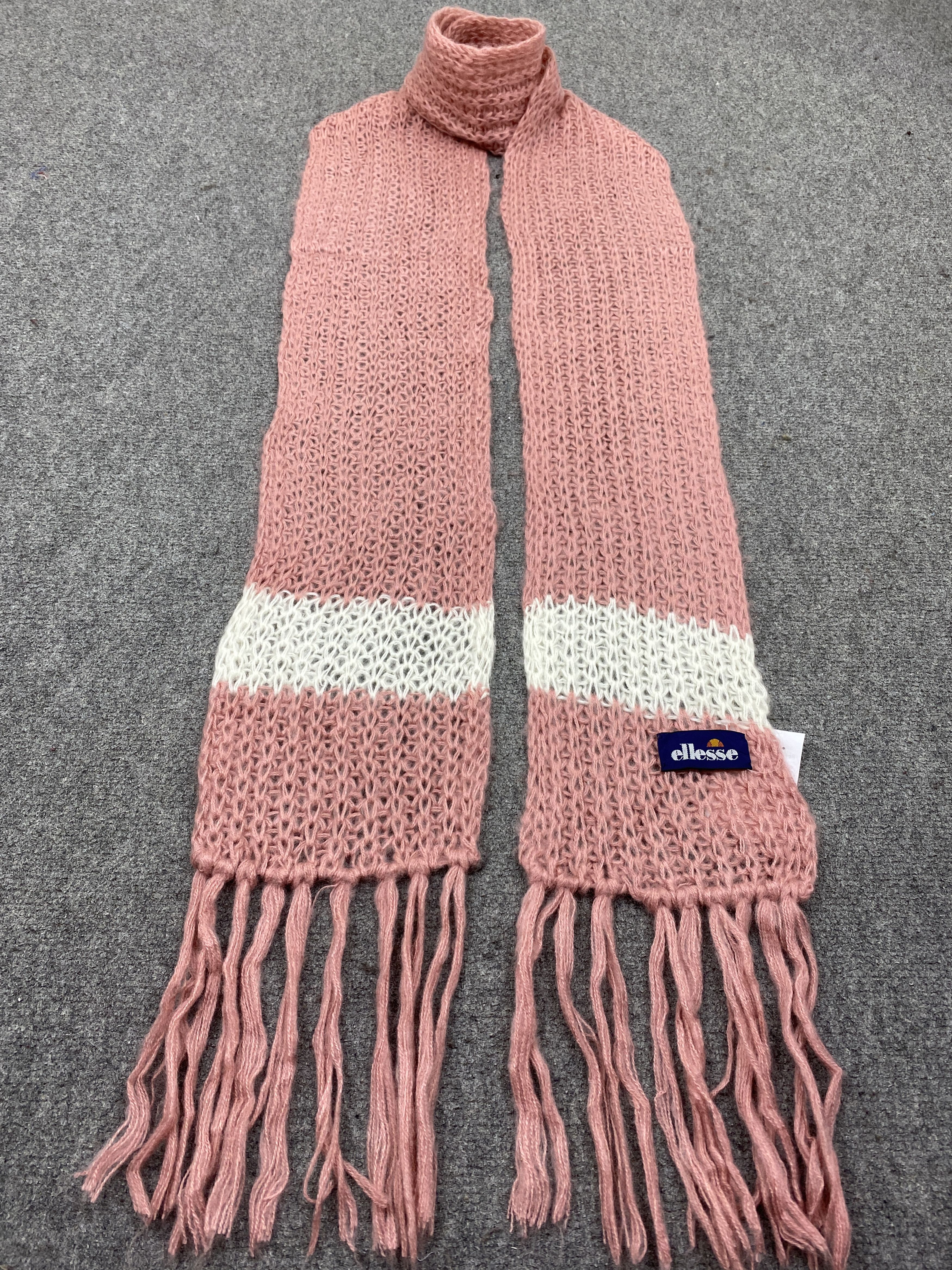 Ellesse Vintage Ellesse Muffler Scarf Neckwear SC0272 Size ONE SIZE - 1 Thumbnail