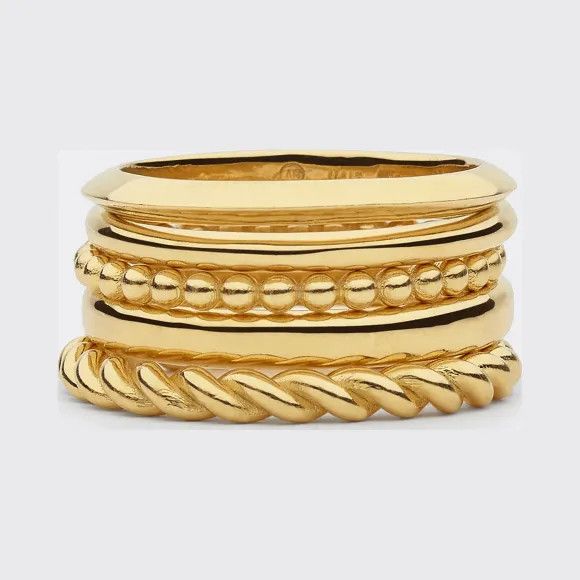 Bottega Veneta o1n1vont1124 Size: 11 / Essentials Ring in Gold Size ONE SIZE - 1 Preview