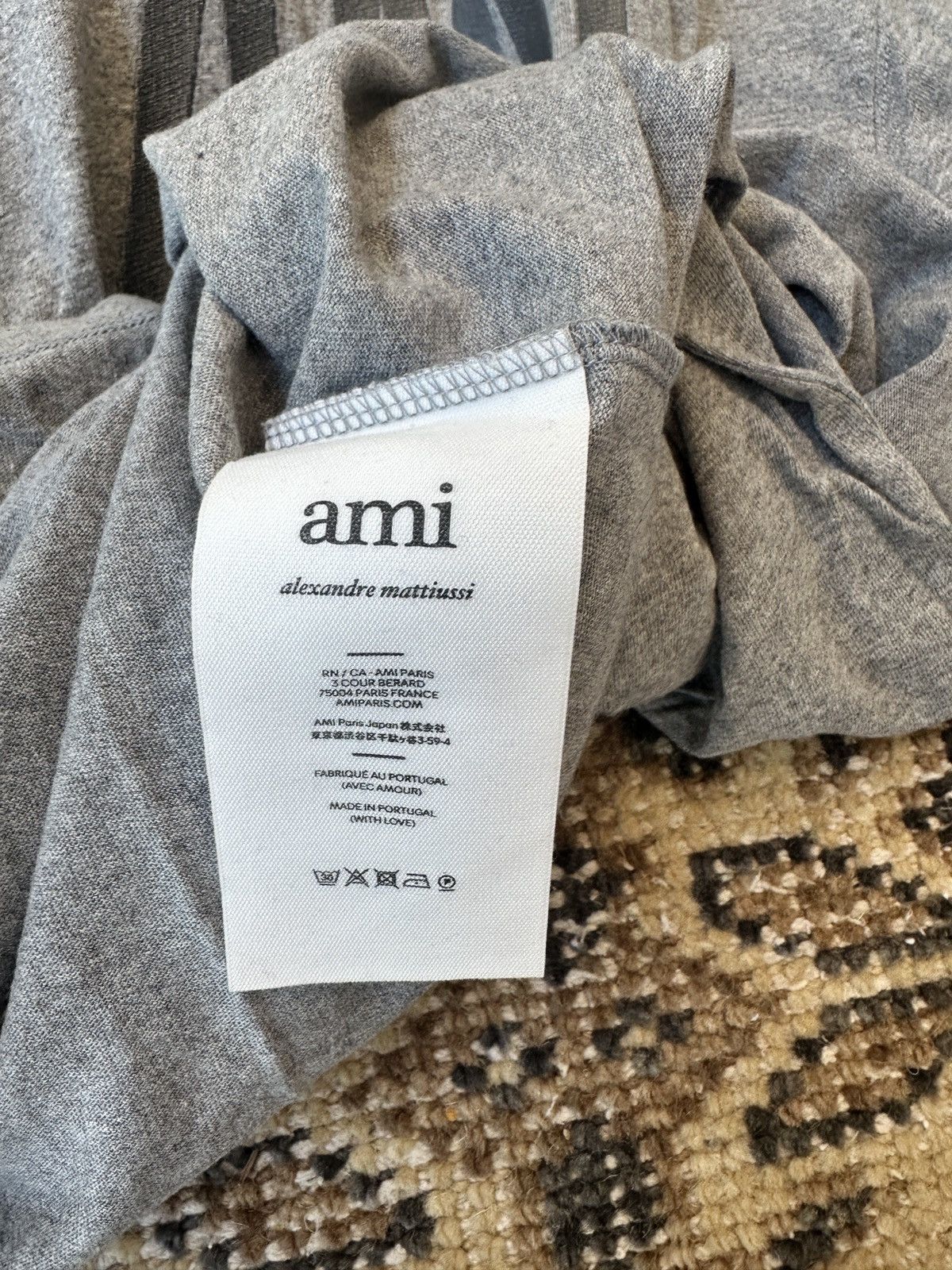 AMI AMI Oversized Embroidered Logo Tee Size US L / EU 52-54 / 3 - 6 Thumbnail
