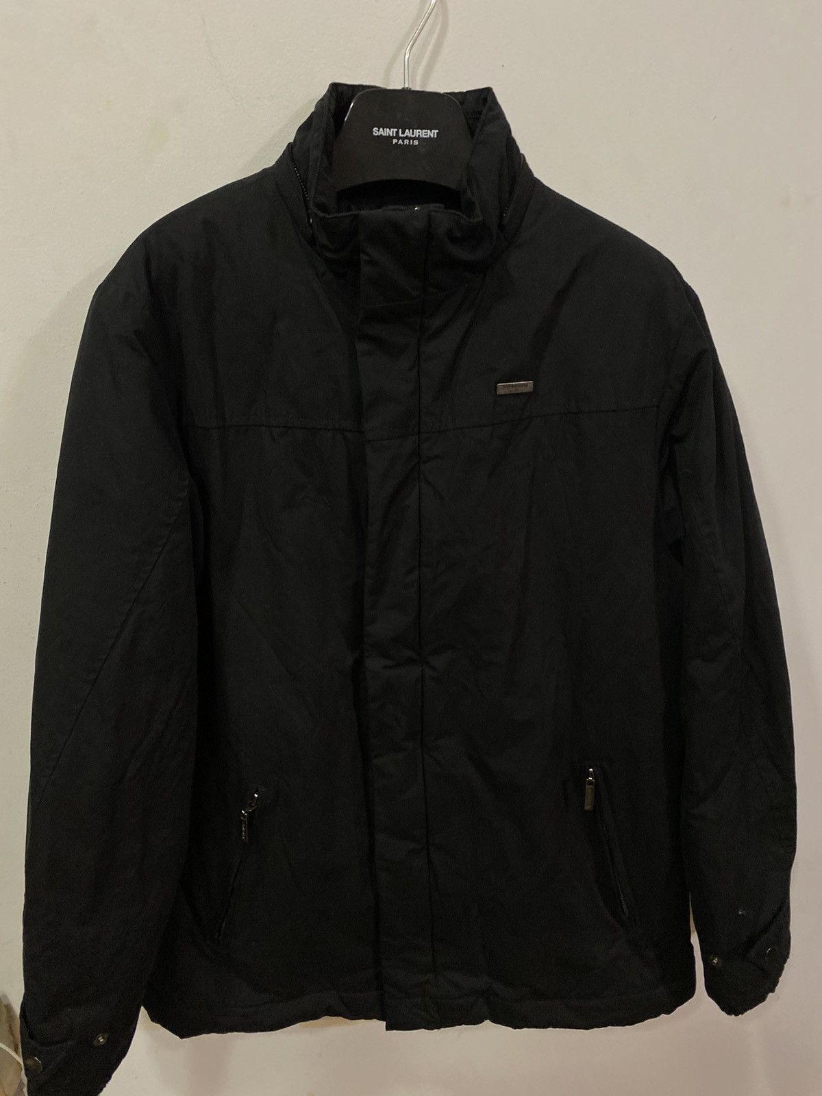 Yves Saint Laurent Winter Warm YSL Jacket Black Vintage Parka Bomber Size US S / EU 44-46 / 1 - 1 Thumbnail