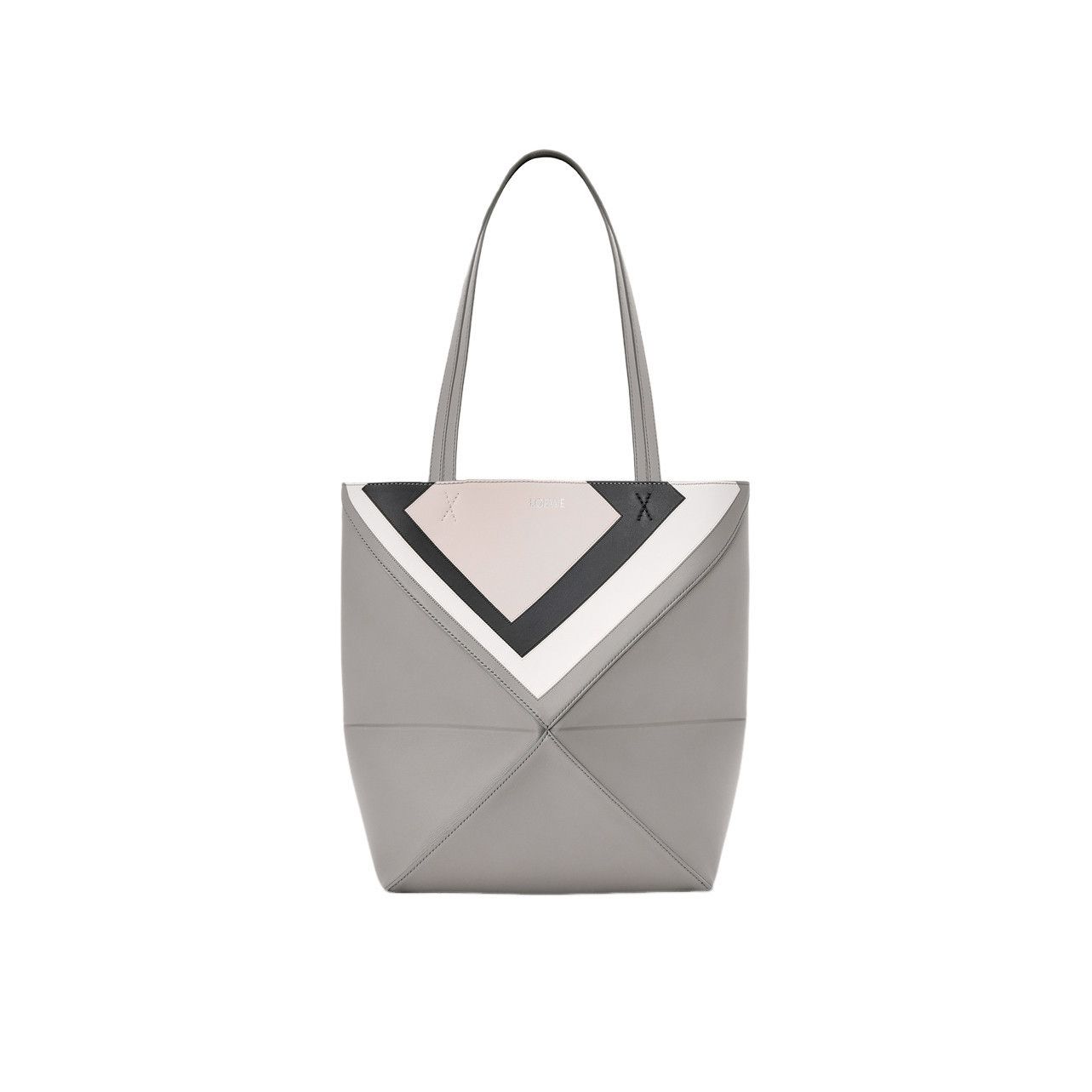 Loewe LOEWE Medium Puzzle Fold $2750 Gray/Light Ghost Tote Bag New Size ONE SIZE - 2 Thumbnail