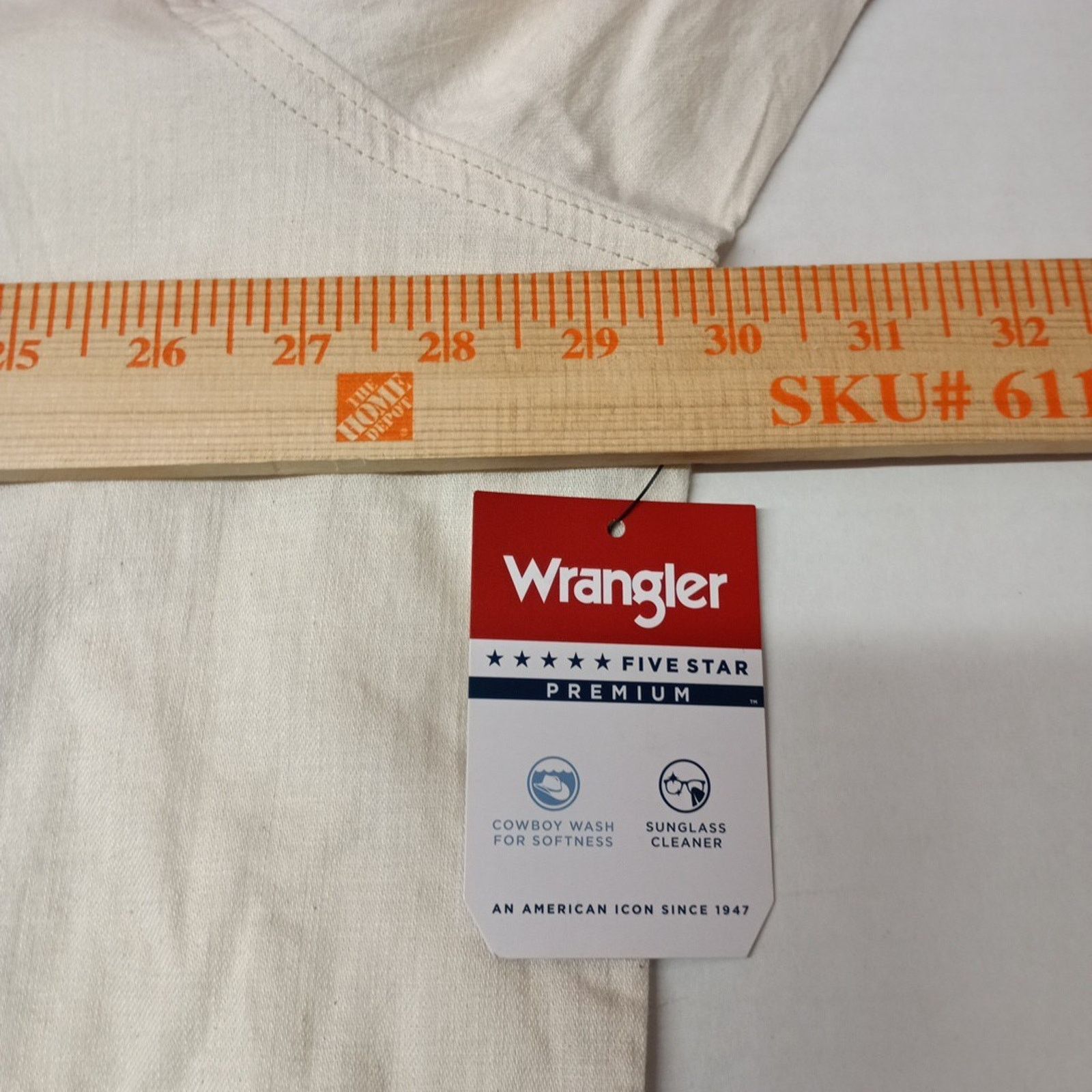Wrangler Wrangler Snap Woven Shirt Men's 3XL Cowboy Wash Beige LS Size US XXL / EU 58 / 5 - 5 Thumbnail
