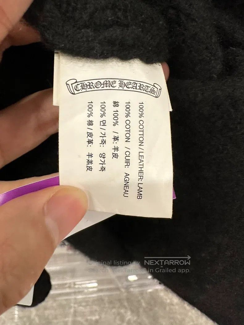 Chrome Hearts CHROME HEARTS Size M Sanskrit letter cashmere cardigan with Size US M / EU 48-50 / 2 - 5 Thumbnail