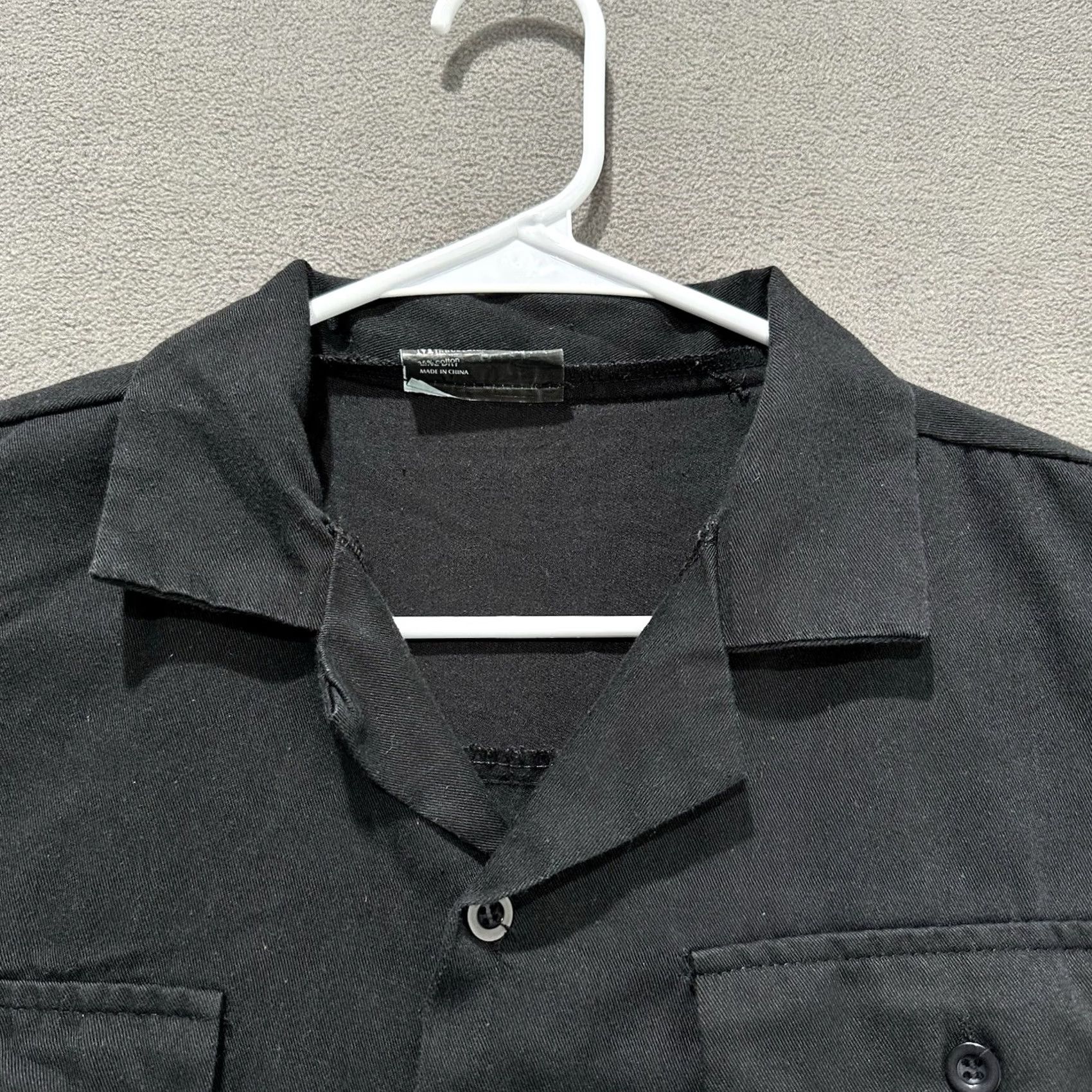 Industrie VINTAGE Slipknot Shirt Mens XL Black Morbid Industries Military Issue Button-Up Graphic Print Twill Collared Long Sleeve Band Logo Metal Rock Gothic Size US XL / EU 56 / 4 - 6 Thumbnail