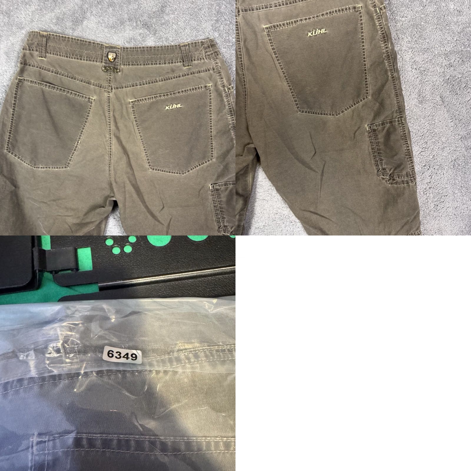 Vintage KUHL Pants Men 34x30 Radikl Renegade Vintage Patina Dye Quick Dry Hike Carpenter Size US 34 / EU 50 - 10 Thumbnail