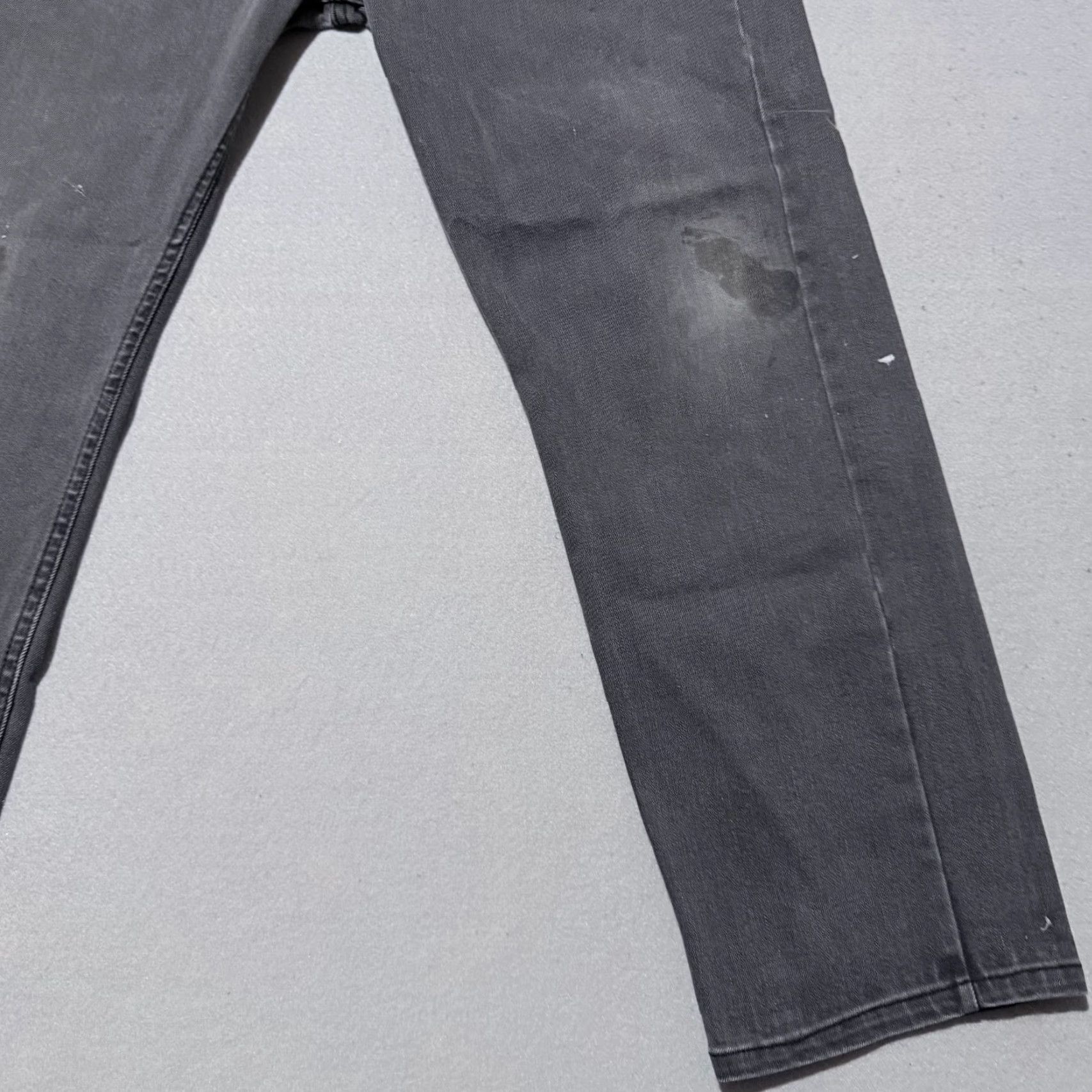 Levi's Levi's Jeans Men Gray 569 Loose Straight Mid Rise 34x32 Distressed Denim 5-Pocket Design Jeans Size US 34 / EU 50 - 6 Thumbnail