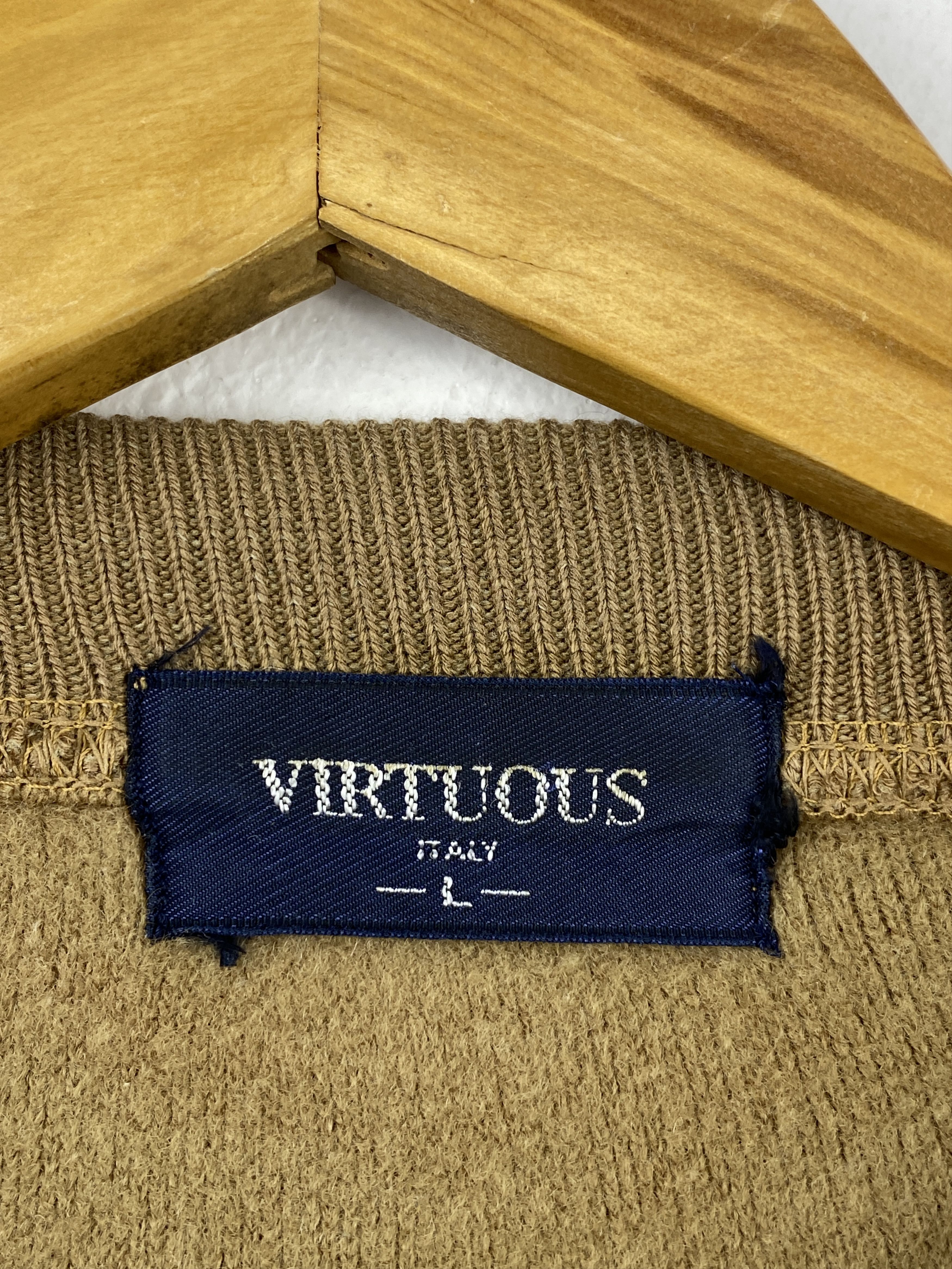 Vintage Vintage Virtuous Embroidered Sweatshirt SH0532 Size US L / EU 52-54 / 3 - 10 Thumbnail