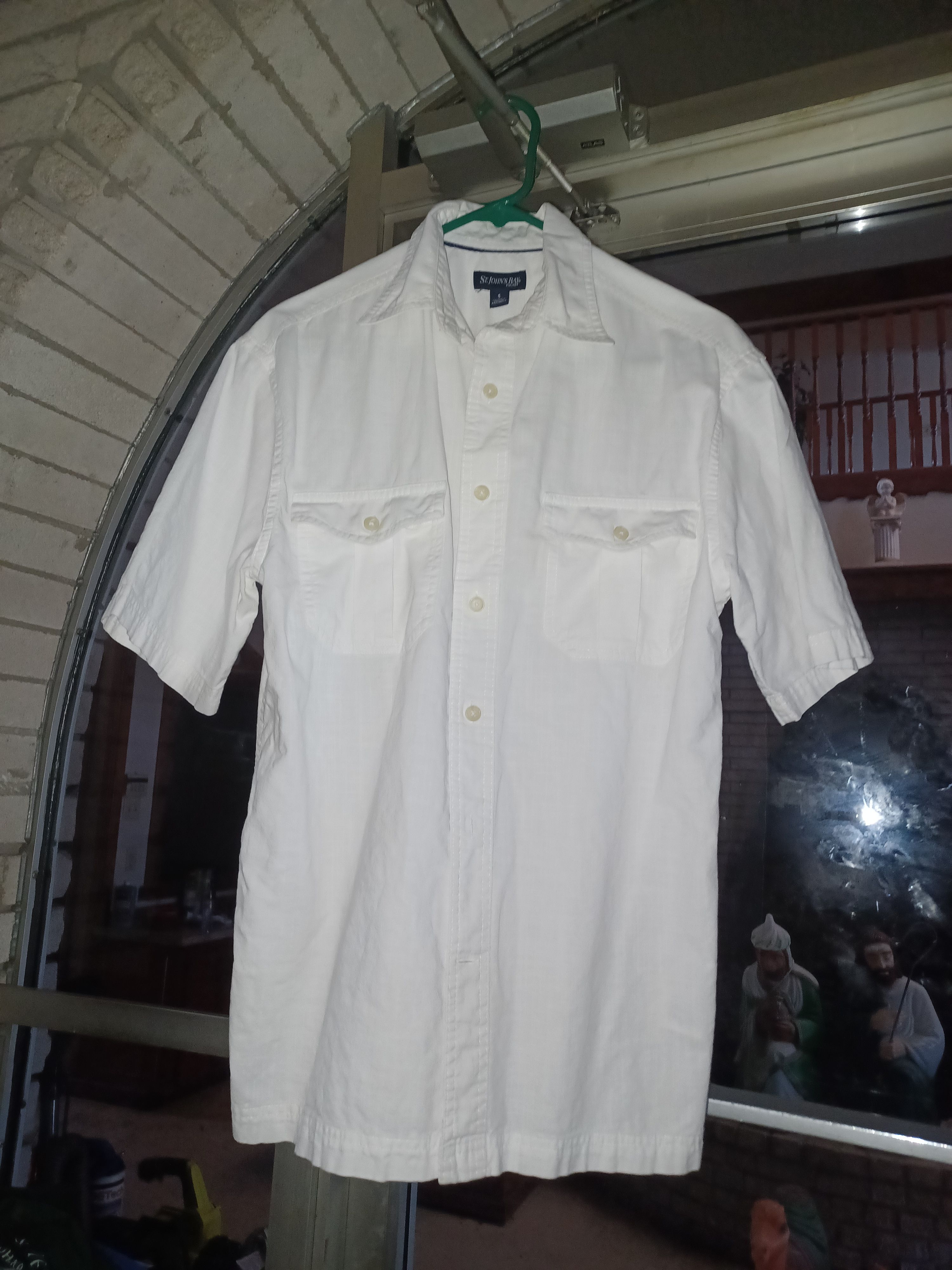 St. Johns Bay St. John's Bay Men's Button-Up Shirt SZ Small White Size US S / EU 44-46 / 1 - 1 Thumbnail