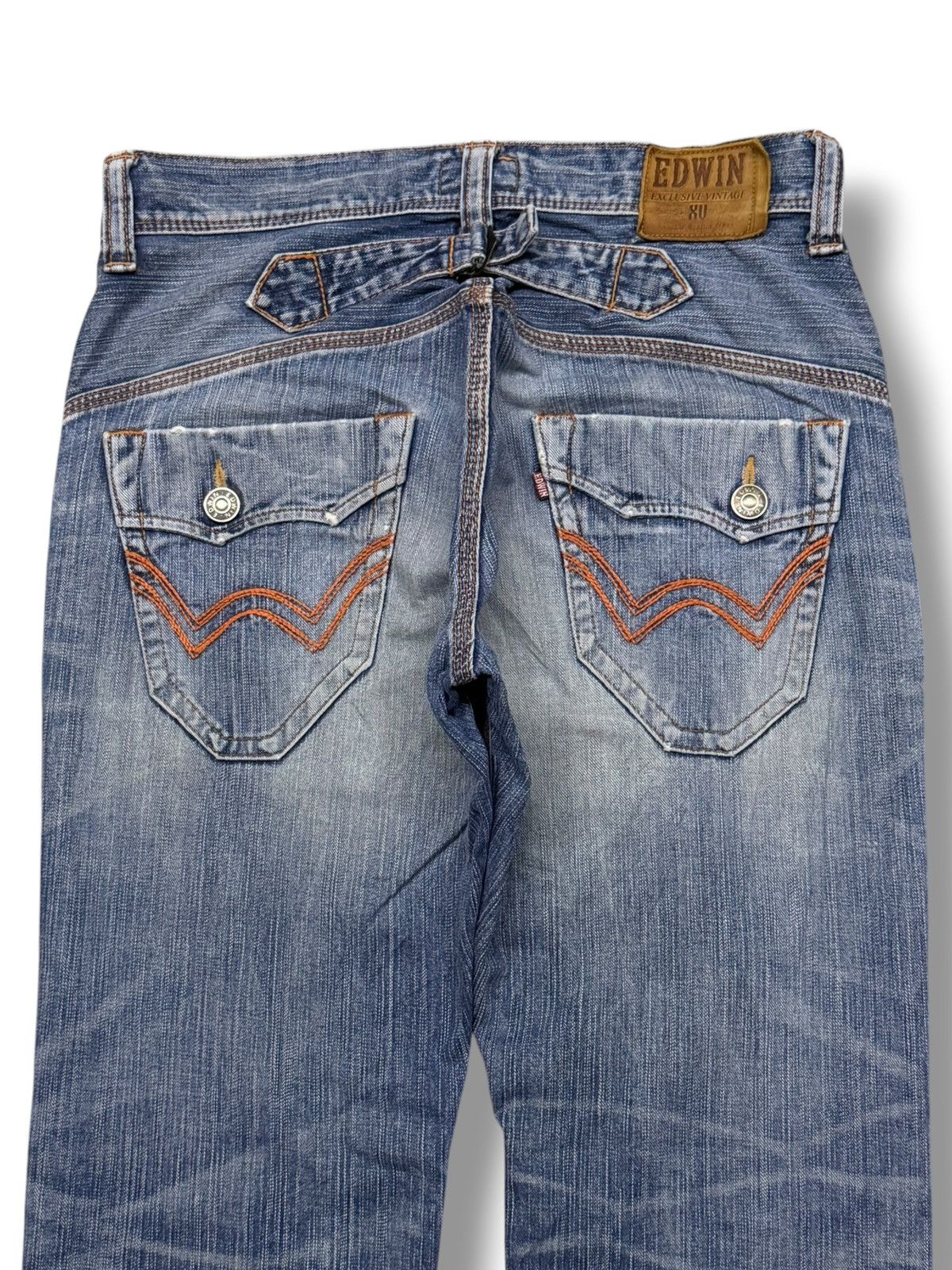 Edwin Vintage Edwin 411XVS Japan Denim Jeans | Y2K Bootcut | W34 Size US 34 / EU 50 - 5 Thumbnail