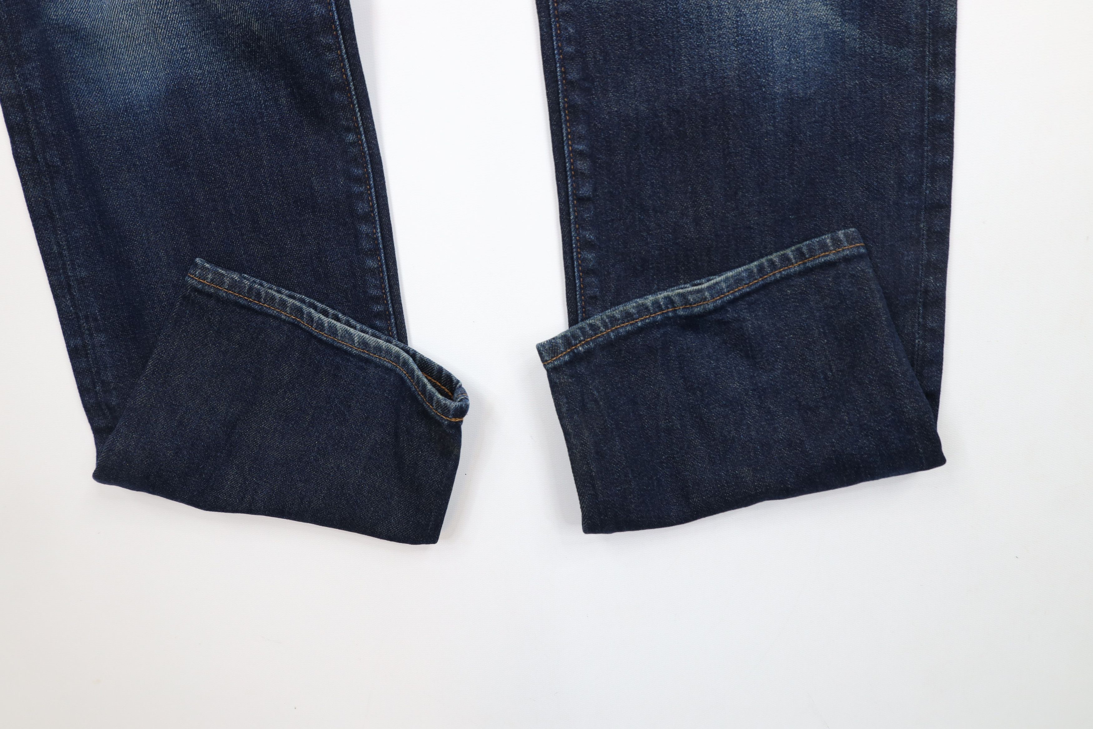 J.Crew × Vintage J Crew Stretch 770 Straight Leg Denim Jeans Dark Wash Blue Size US 32 / EU 48 - 5 Thumbnail
