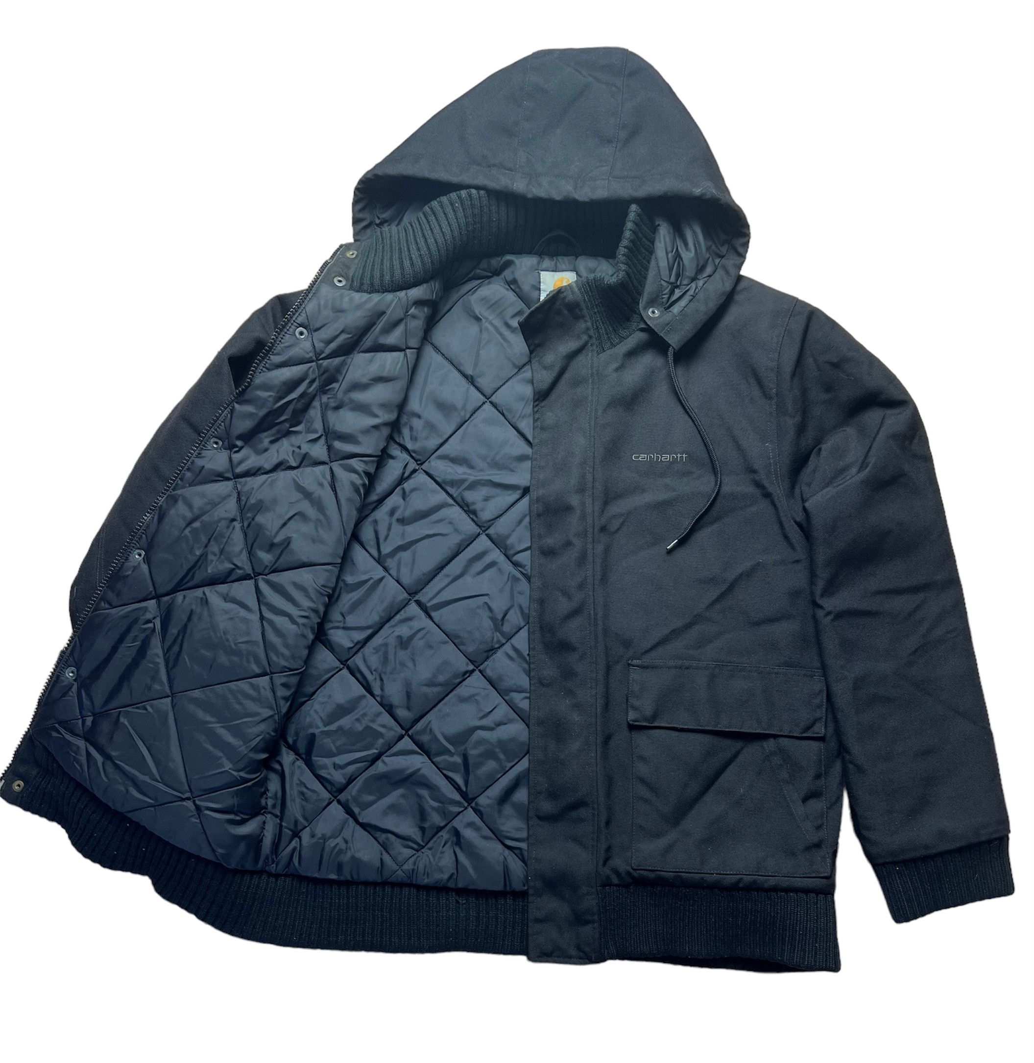 image of Carhartt Distressed Jacket Y2K Vintage Black, Men's (Size Large)
