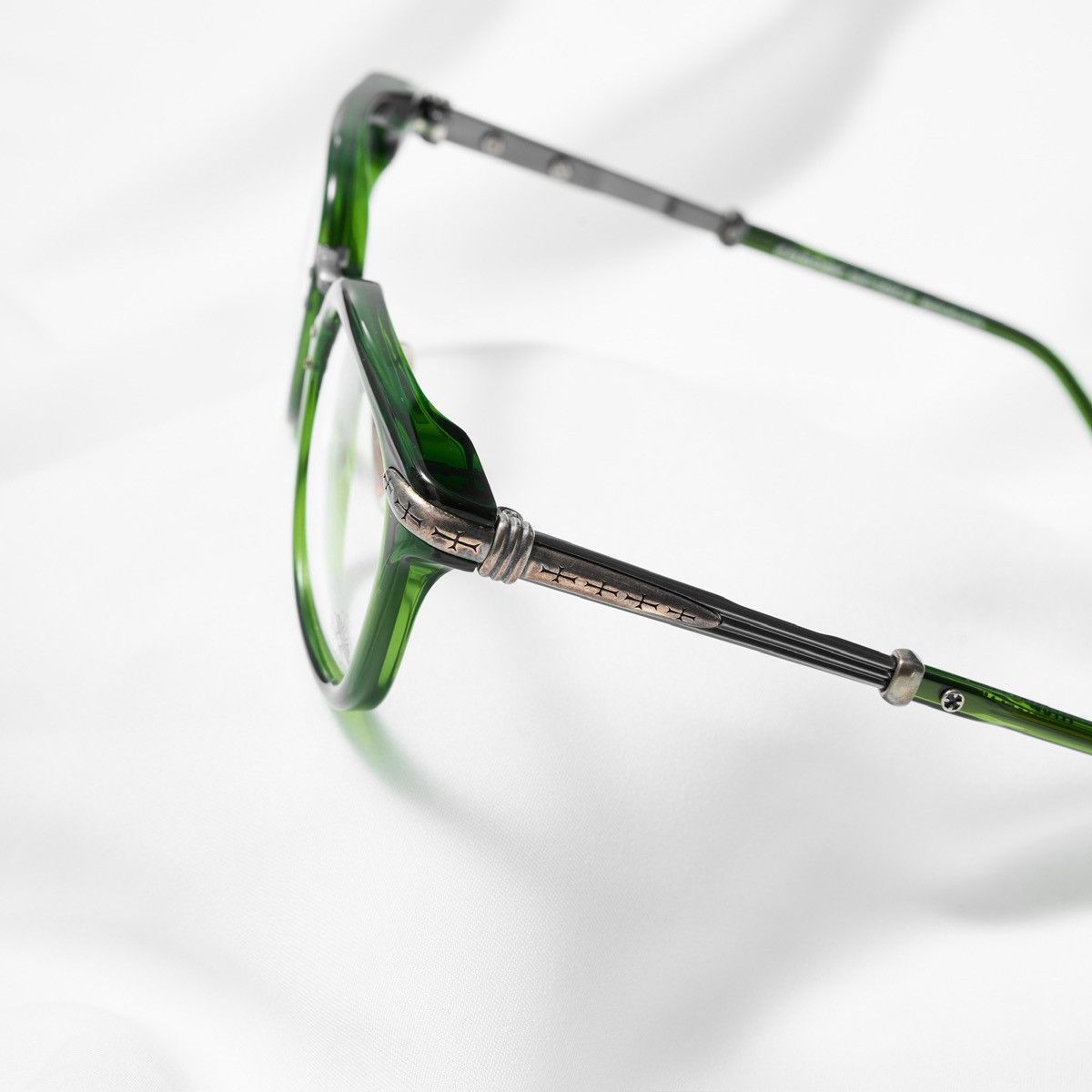 Chrome Hearts CHROME HEARTS TITANASLUVR MOSS/PEWTER GLASSES Size ONE SIZE - 3 Thumbnail