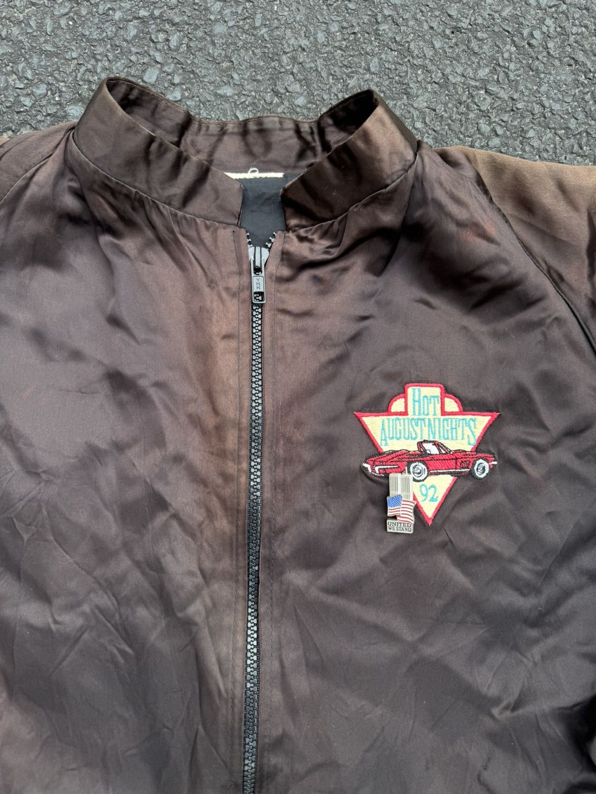 Vintage 1992 Hot August Nights Hot Rod Car Vintage 90’s Satin Jacket Size US M / EU 48-50 / 2 - 8 Thumbnail