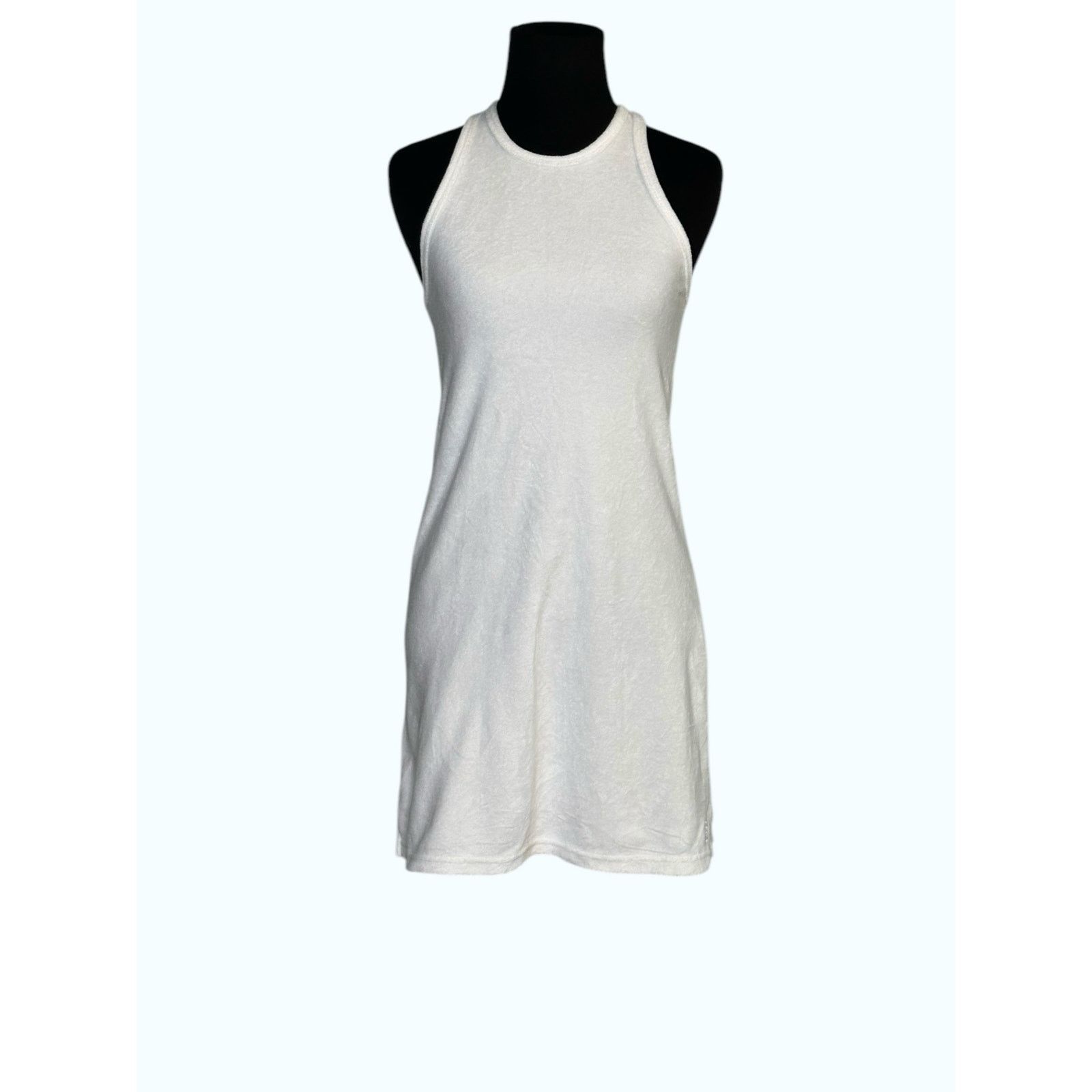 TNA TNA white racer back terry cloth mini dress size 2XS Size XXS / US 00 / IT 34 - 14 Thumbnail