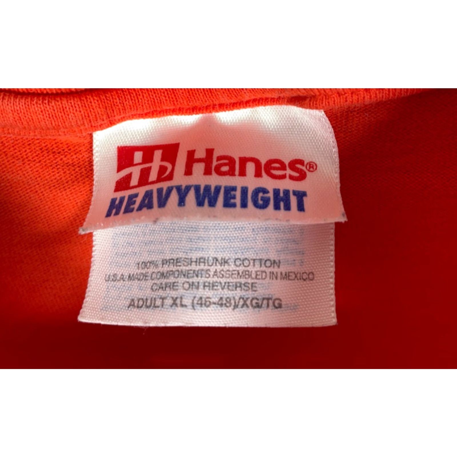 Hanes VINTAGE Mr. T Pity the Fool T-Shirt Hanes Short Sleeve Crew Neck 2000 Orange Adult XL/ Large Men Size US L / EU 52-54 / 3 - 3 Thumbnail
