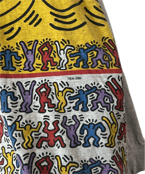 Andy Warhol × Keith Haring × Vintage Vintage 90s Keith Haring Popart Ovp Longsleeves Size US M / EU 48-50 / 2 - 3 Thumbnail
