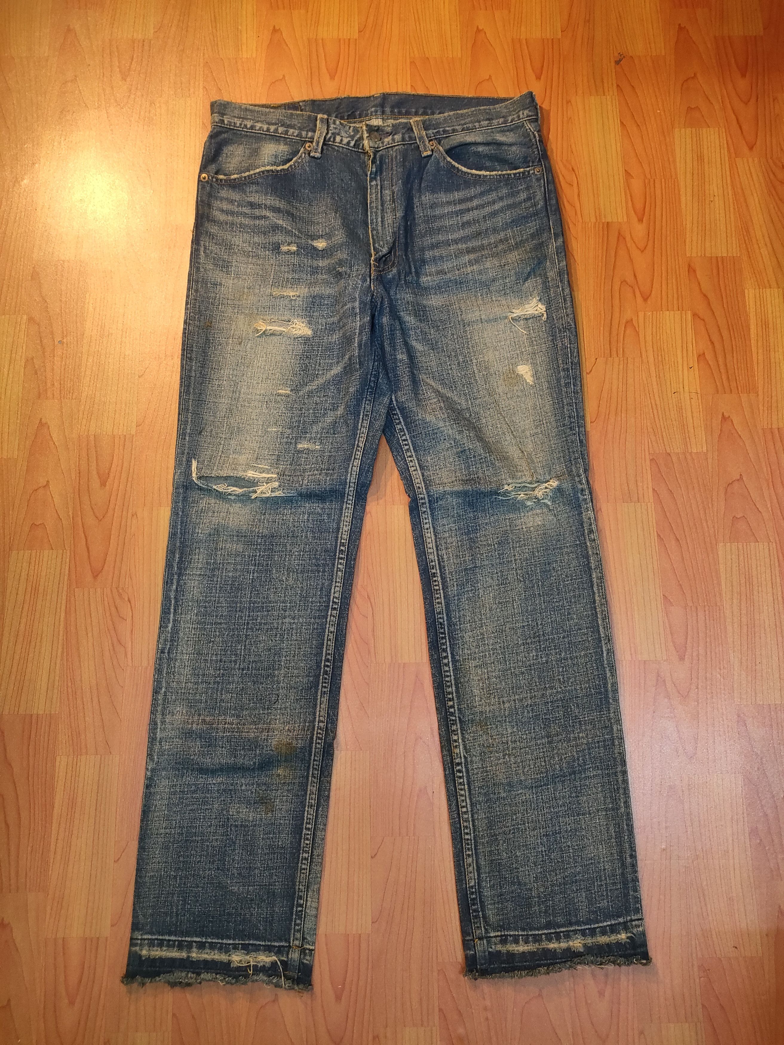 Le Grande Bleu (L.G.B.) × Levi's Vintage Clothing Vintage Levi's 519-03 Japan Jeans Size US 36 / EU 52 - 1 Thumbnail