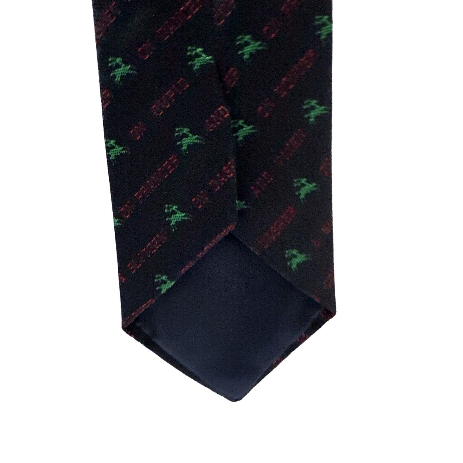 Vintage Vtg Reindeer Names Christmas Tie by Gallery Originals Size ONE SIZE - 4 Thumbnail