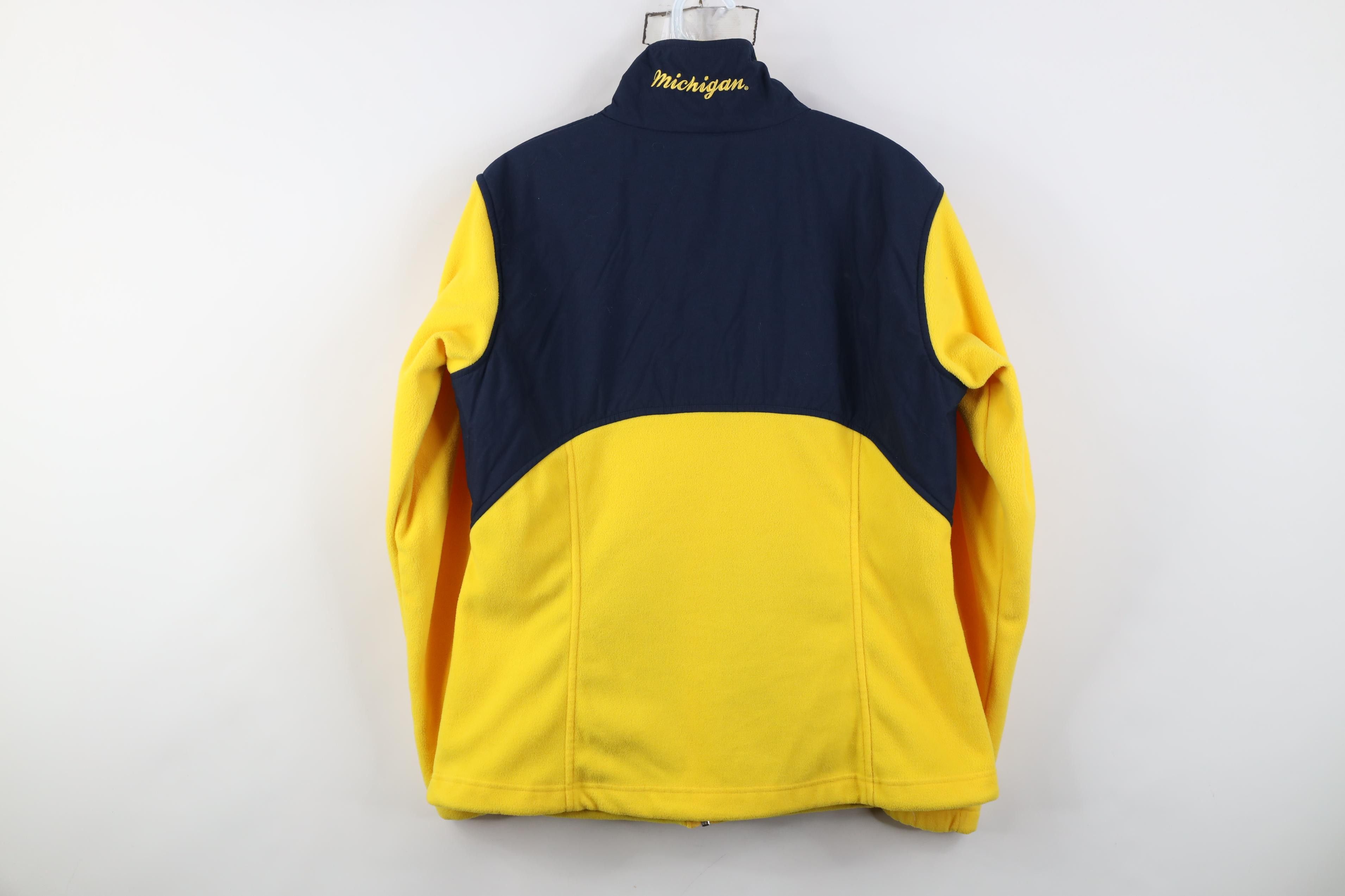 Columbia Columbia Block M University of Michigan Fleece Jacket Maize Size US L / EU 52-54 / 3 - 13 Thumbnail