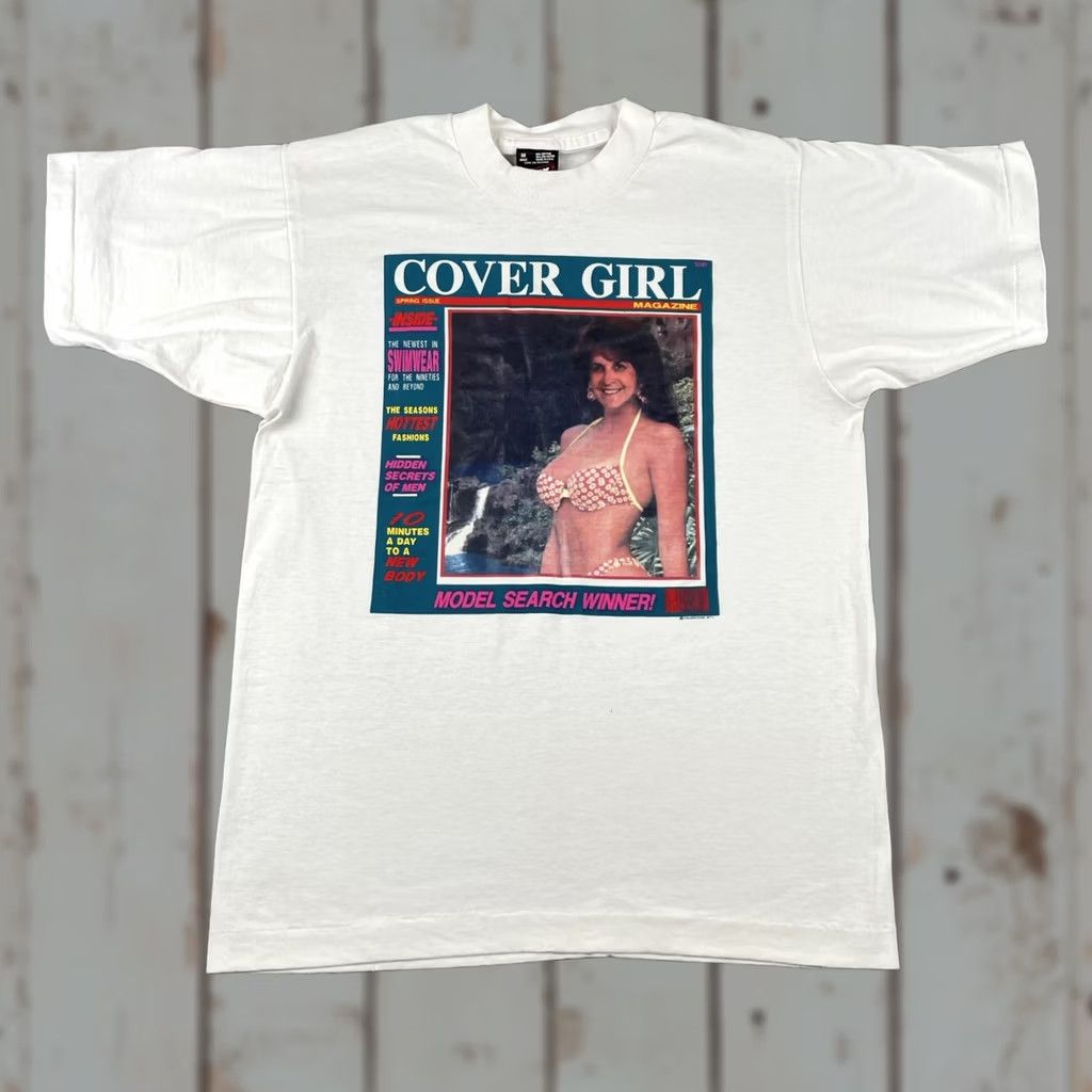 Fruit Of The Loom VINTAGE Fruit of the Loom Shirt Mens White 90s Model Photographer USA ь Size US M / EU 48-50 / 2 - 1 Thumbnail
