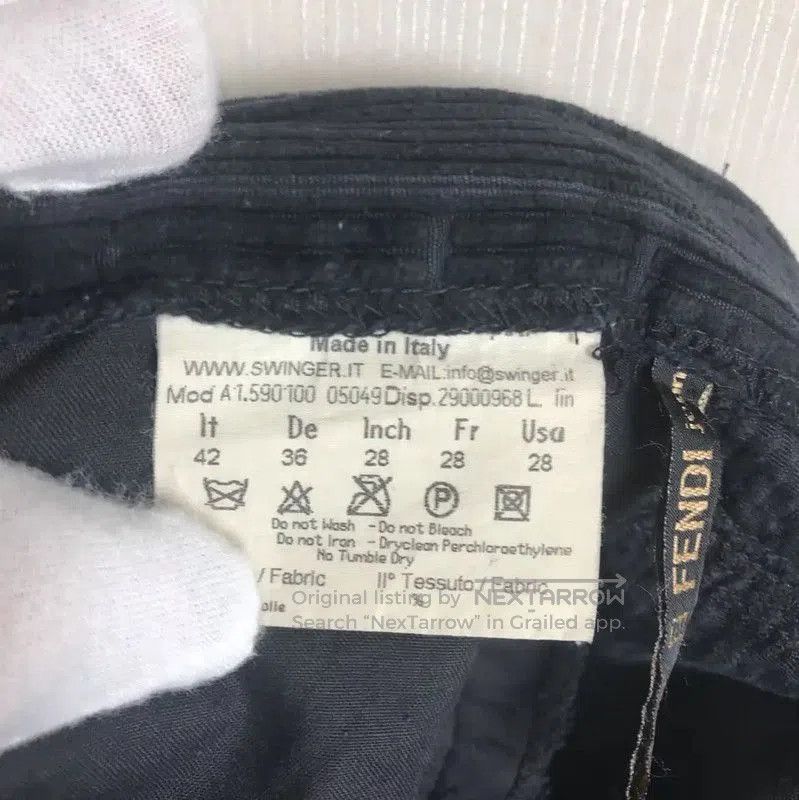 Fendi Fendi Black Wool Women's Casual Pants . Size 23" - 4 Thumbnail