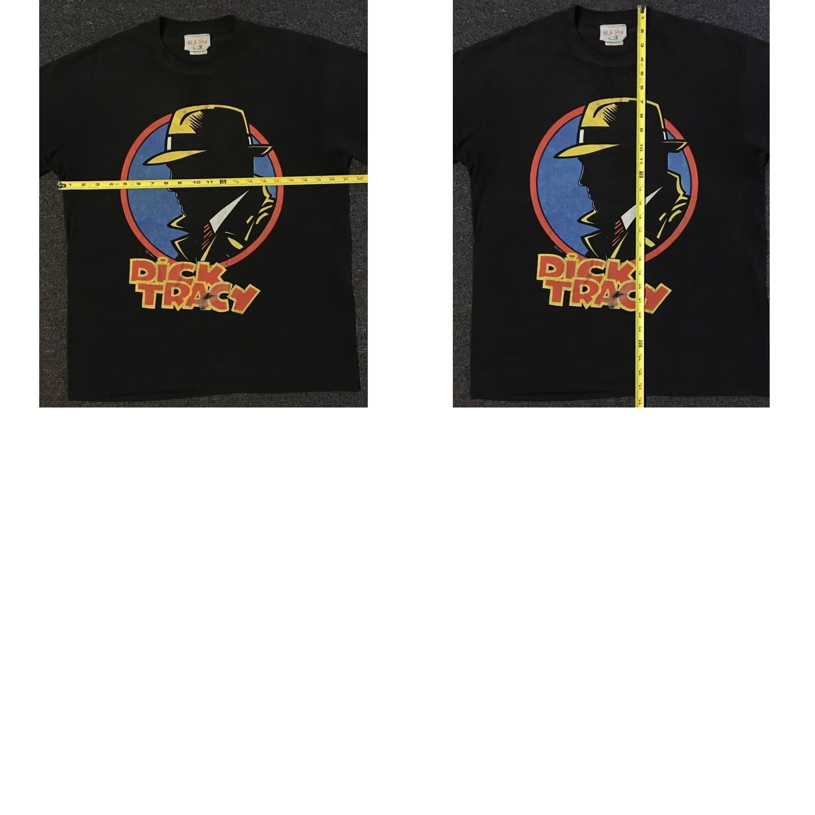 Disney VINTAGE Dick Tracy Promo Shirt M Disney Cartoon Movie TV Grunge 80s 90s Mickey Minnie Disney USA Black Mens Short Sleeve T-Shirt Size M Size US M / EU 48-50 / 2 - 9 Thumbnail