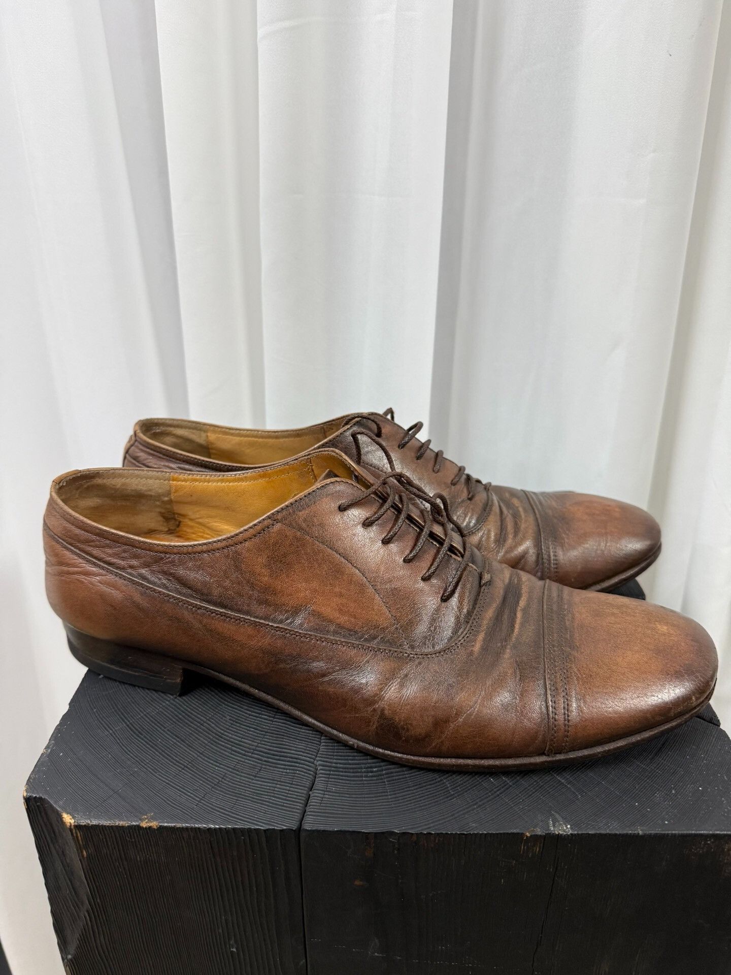 Maison Margiela Maison Margiela Brown Derby Shoes Size US 10 / EU 43 - 1 Thumbnail