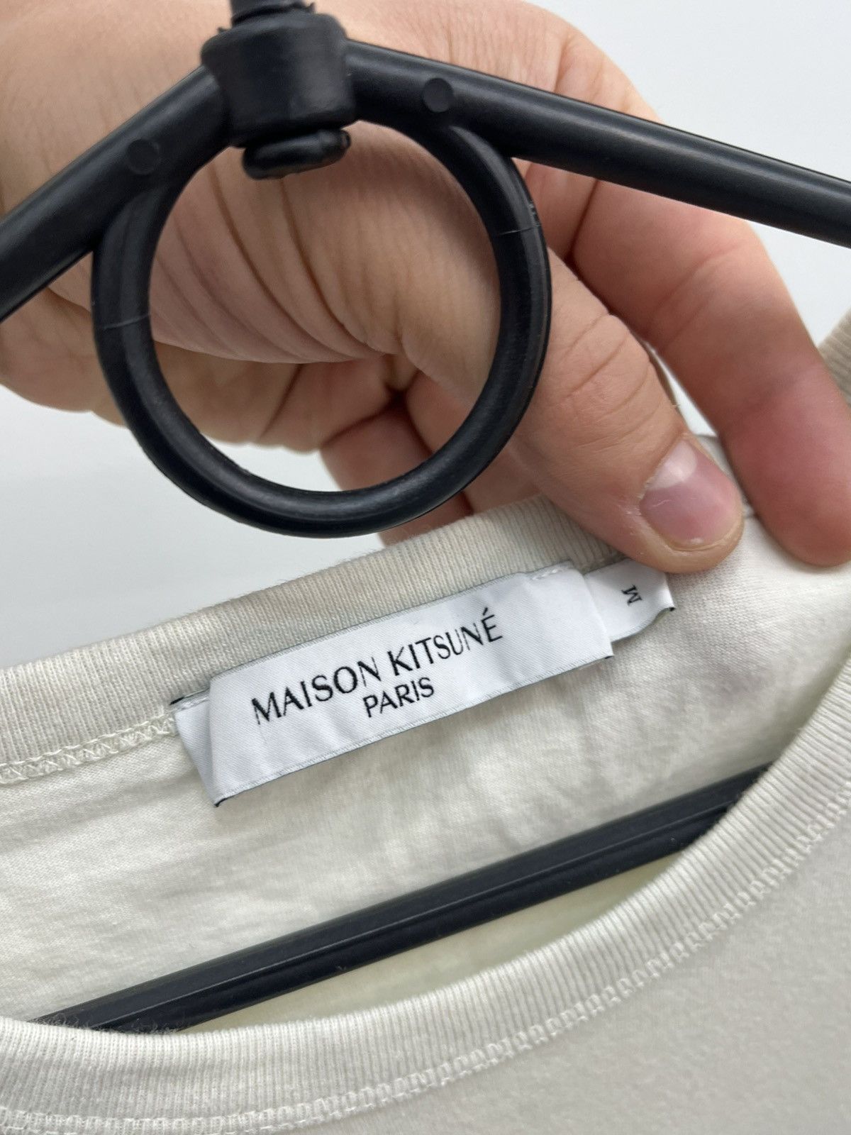 Maison Kitsune Maison Kitsune Fox Logo Embroidered Pocket Tee T-shirt Size US M / EU 48-50 / 2 - 3 Thumbnail
