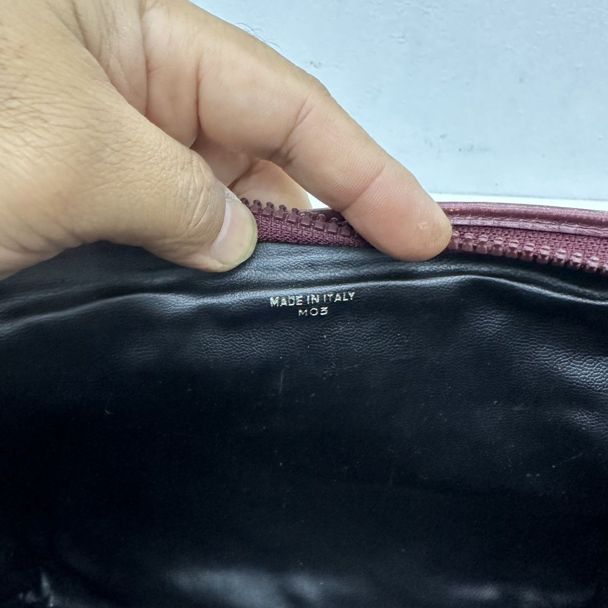 Celine AUTHENTIC CELINE MACADAM TRIOMPHE LEATHER CLUTCH BAG Size ONE SIZE - 13 Thumbnail
