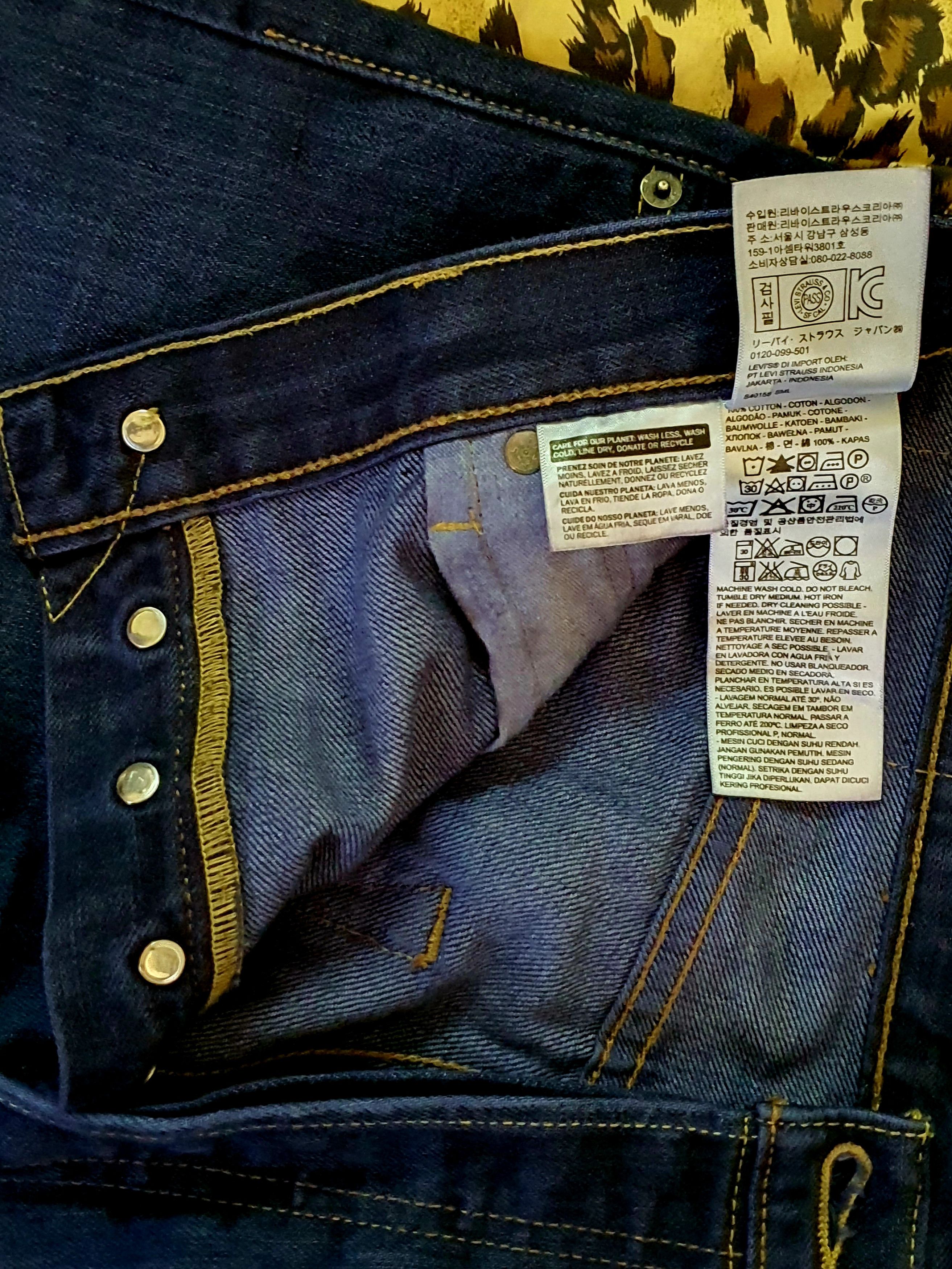 Levi's Levi Strauss & Co. 501 Straight Cut Denim Size US 32 / EU 48 - 5 Thumbnail