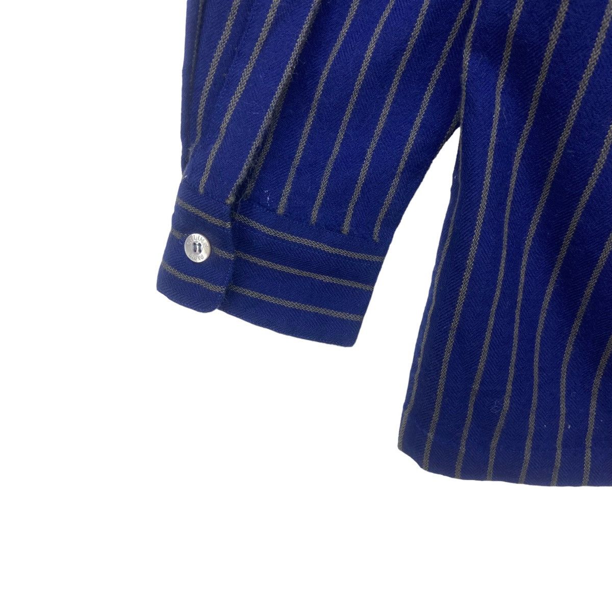 Celine Vintage Celine Paris Stripes Wool Flannel Size US S / EU 44-46 / 1 - 13 Thumbnail