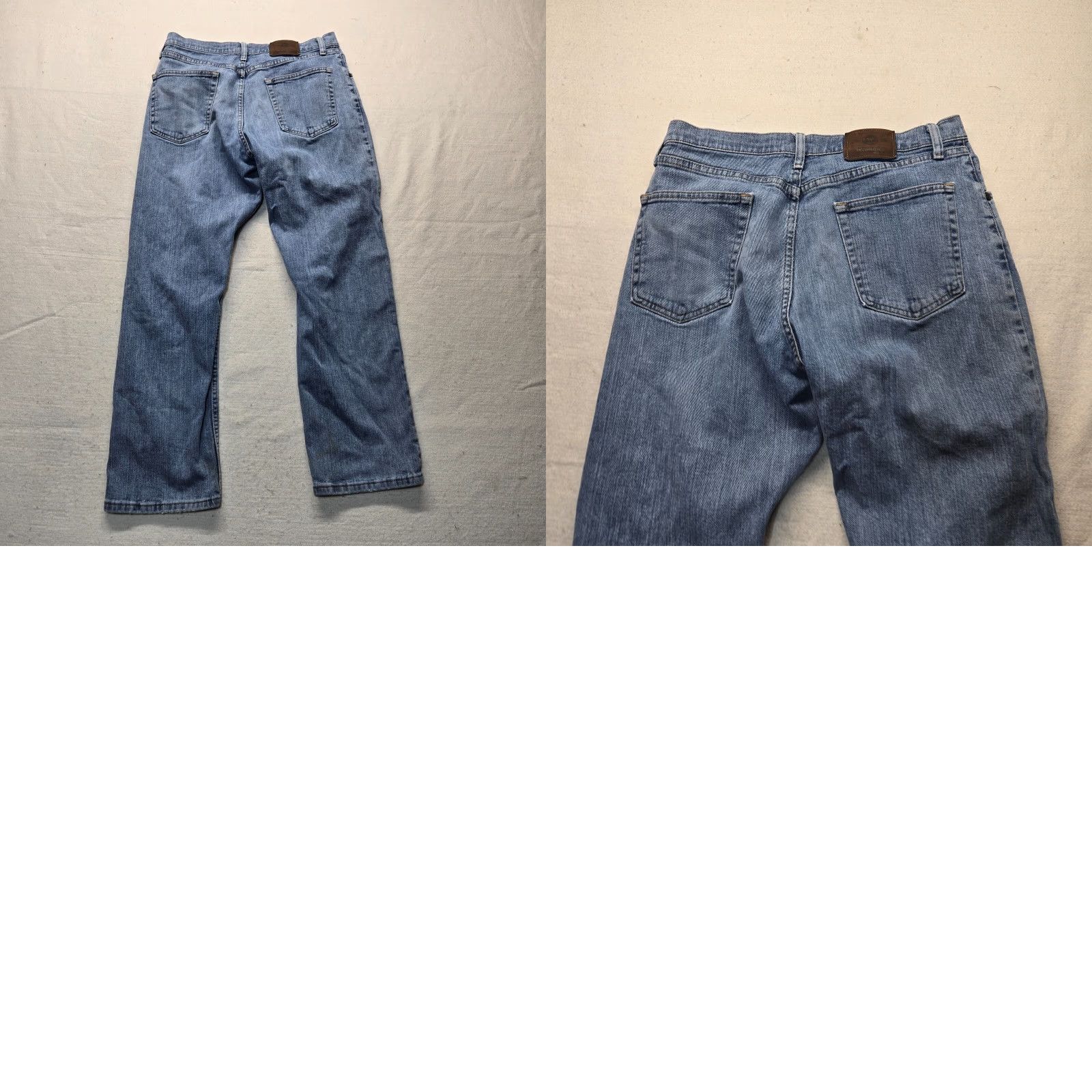 Wrangler VINTAGE Wrangler Jeans Denim Pants 100% Cotton Straight Leg Adult Mens 33 x 30 Blue 5-Pocket Design Band 9TRLAVS Regular Mens Jeans Size US 33 - 8 Thumbnail