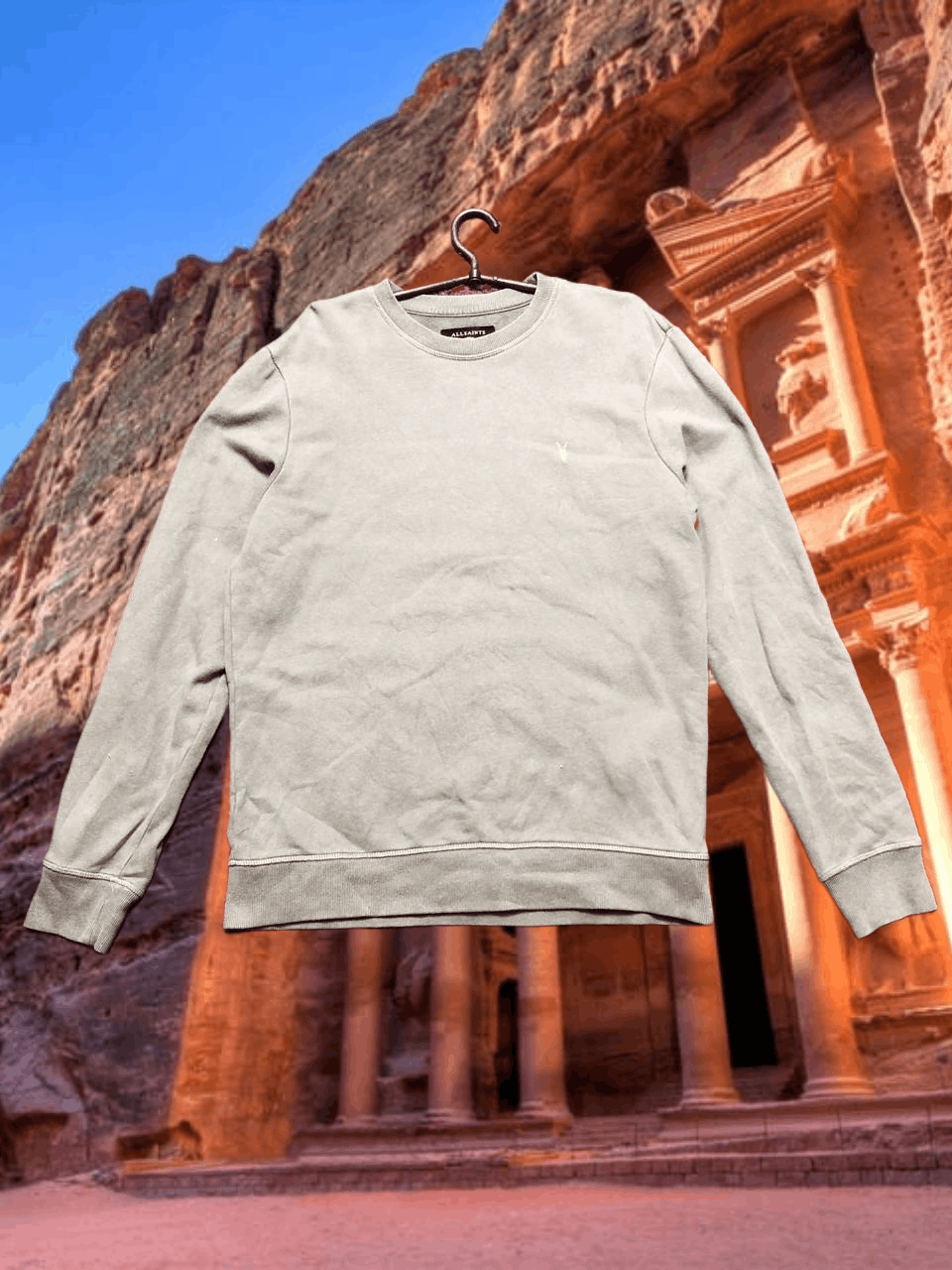 Allsaints Vintage gray Allsaints Sweaters size S Y2K streetwear Size US S / EU 44-46 / 1 - 1 Thumbnail