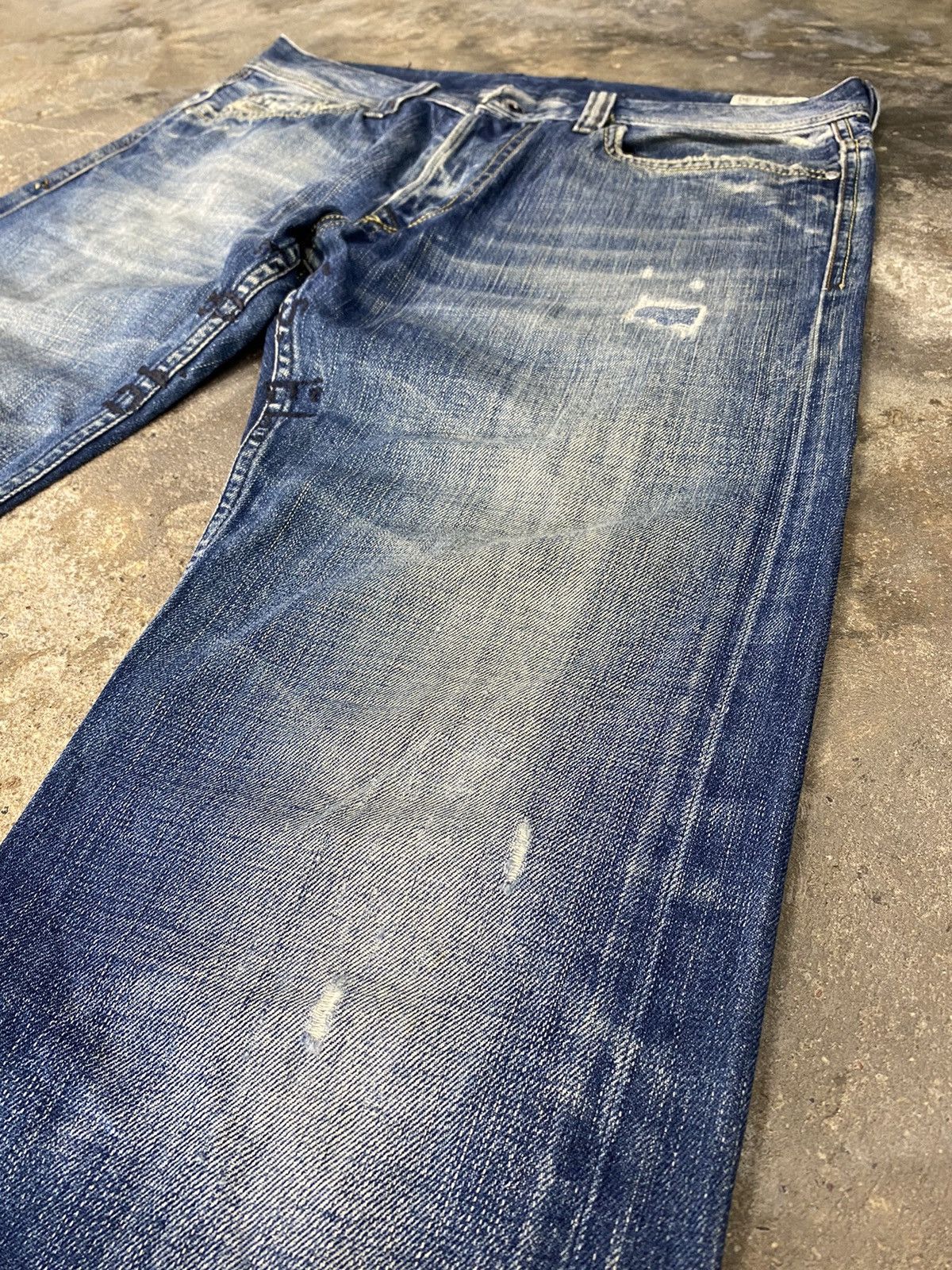 Diesel × Japanese Brand × Vintage Diesel industries blue jeans wash Size US 32 / EU 48 - 3 Thumbnail