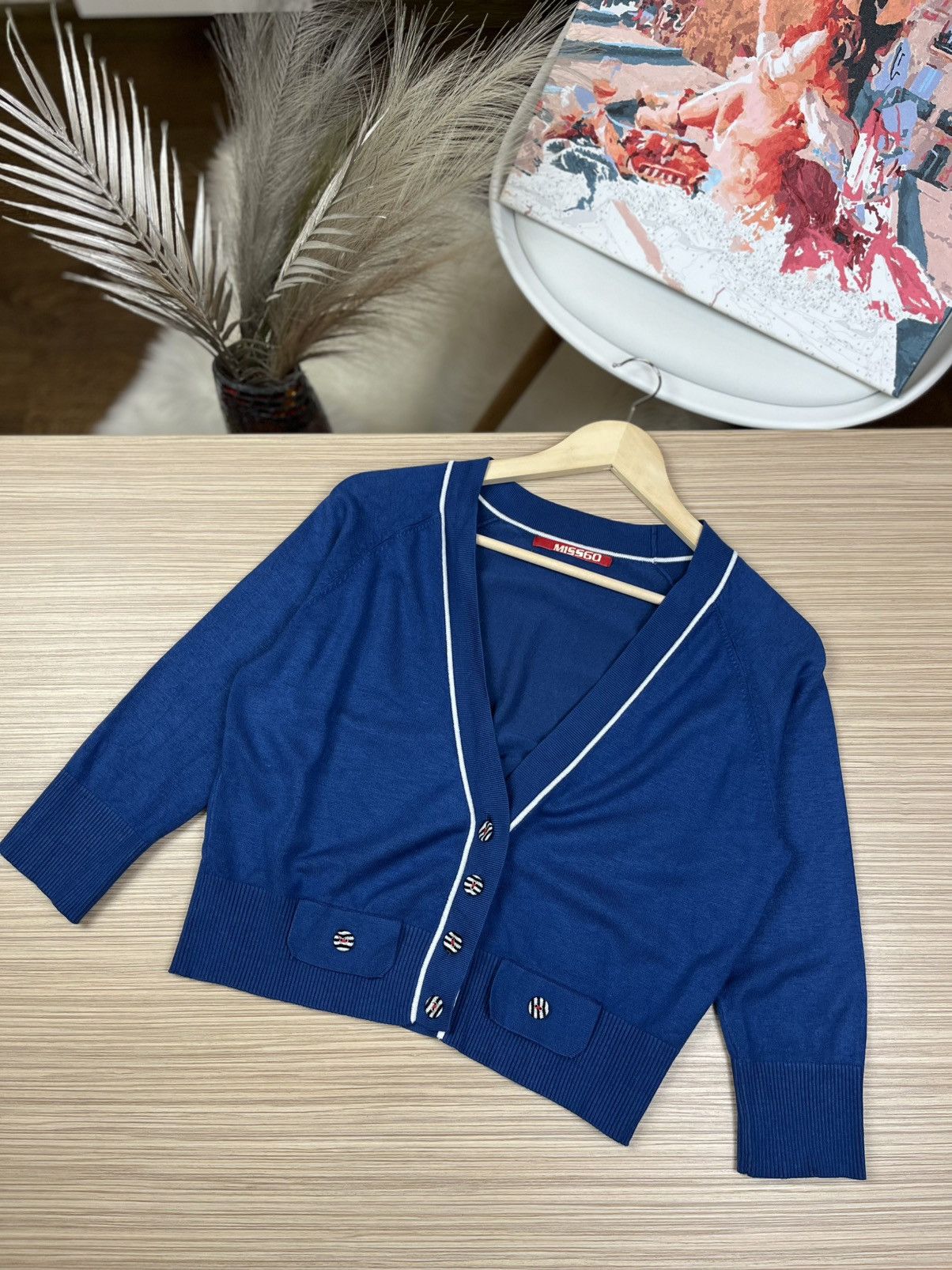Miss Sixty Vintage Miss Sixty Blue Cardigan Size XS / US 0-2 / IT 36-38 - 1 Thumbnail