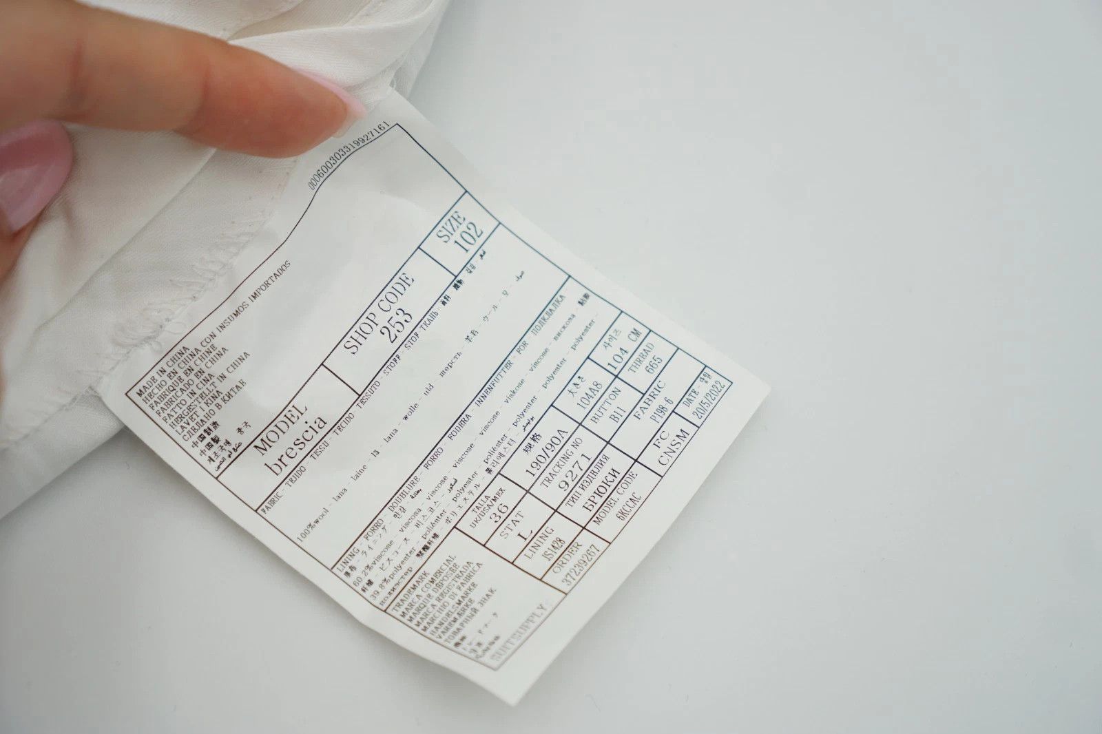 Suitsupply Men Suitsupply Pants Navy Blue Wool Brescia Ariston UK/US42L Size 42L - 8 Thumbnail