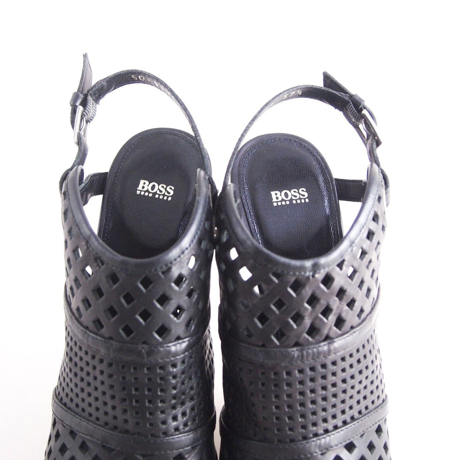 Hugo Boss Hugo Boss Cage Slingback Sandals Black US 7.5 EU 37.5 Size US 7.5 / IT 37.5 - 5 Thumbnail