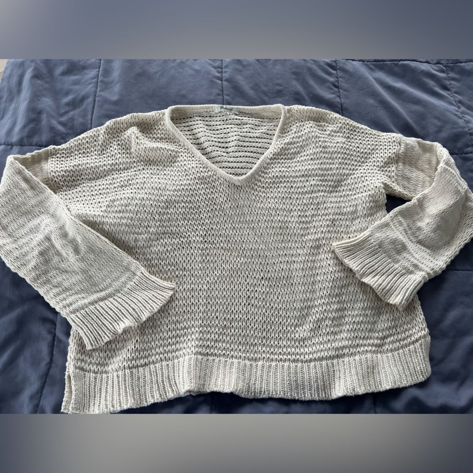 Madewell Madewell Knit Cropped Sweater Size M Size M / US 6-8 / IT 42-44 - 1 Thumbnail