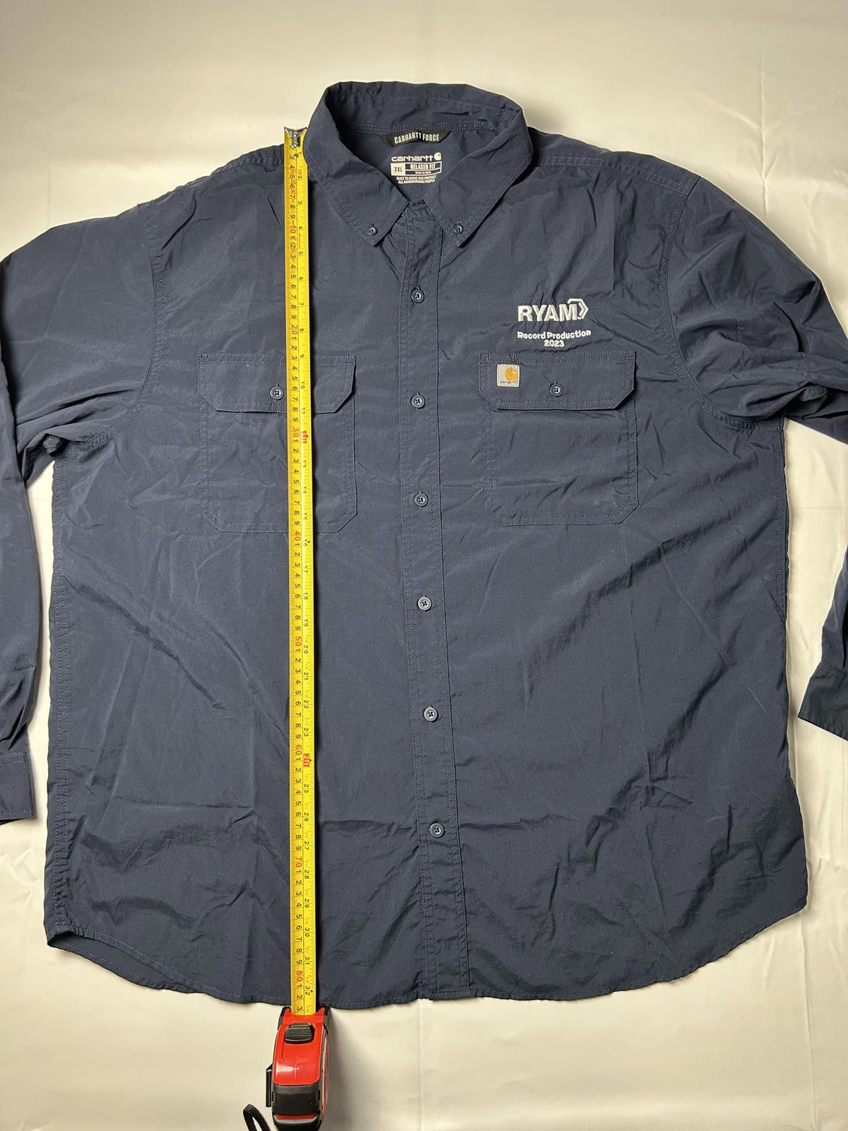 Carhartt Carhartt Pocket Shirt Heavyweight Overshirt Workwear Navy Size US XXL / EU 58 / 5 - 6 Thumbnail