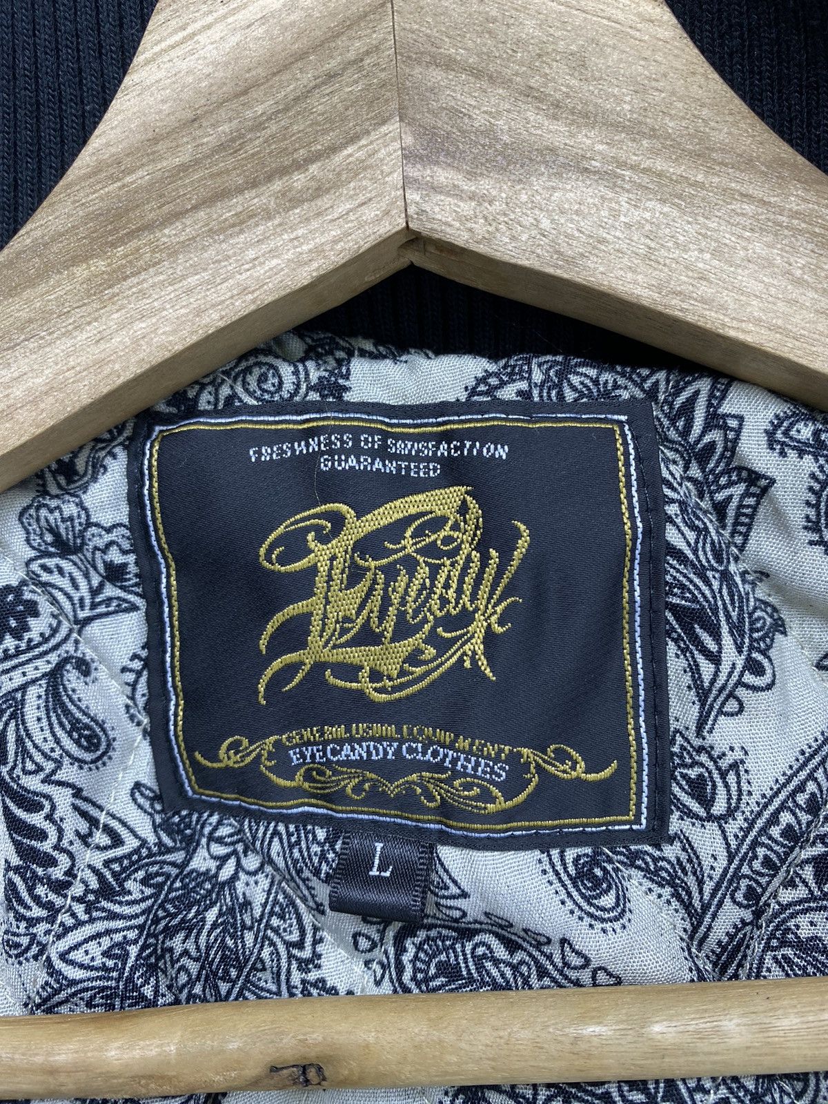 Japanese Brand Vintage Eyecandy Paisley Inspired Wacko Maria Varsity Jacket Size US L / EU 52-54 / 3 - 15 Thumbnail